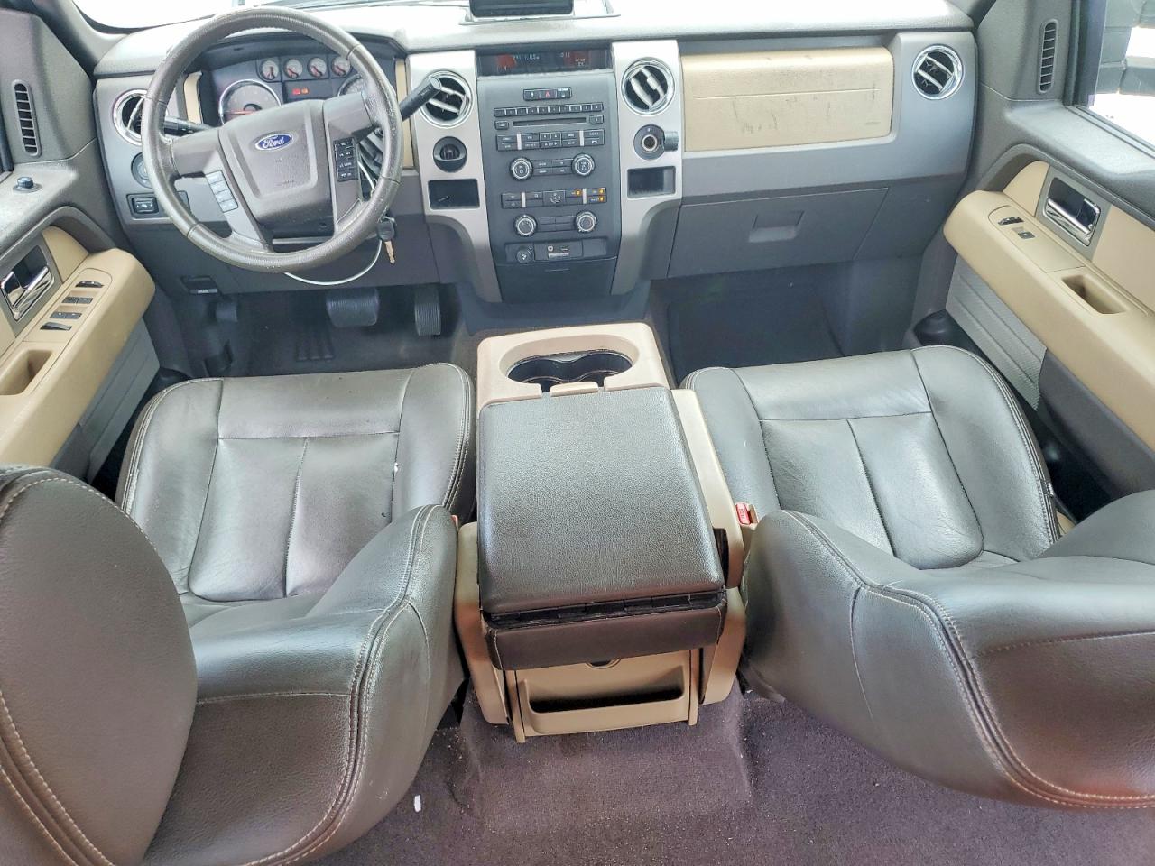 2009 Ford F150 Supercrew Brown vin: 1FTRW12869FA86715