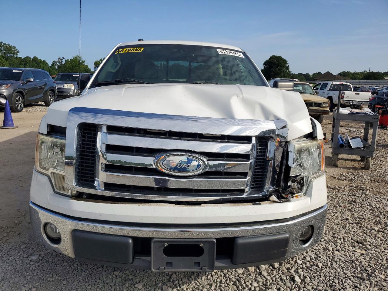 2009 Ford F150 Supercrew White vin: 1FTRW12869FB30387
