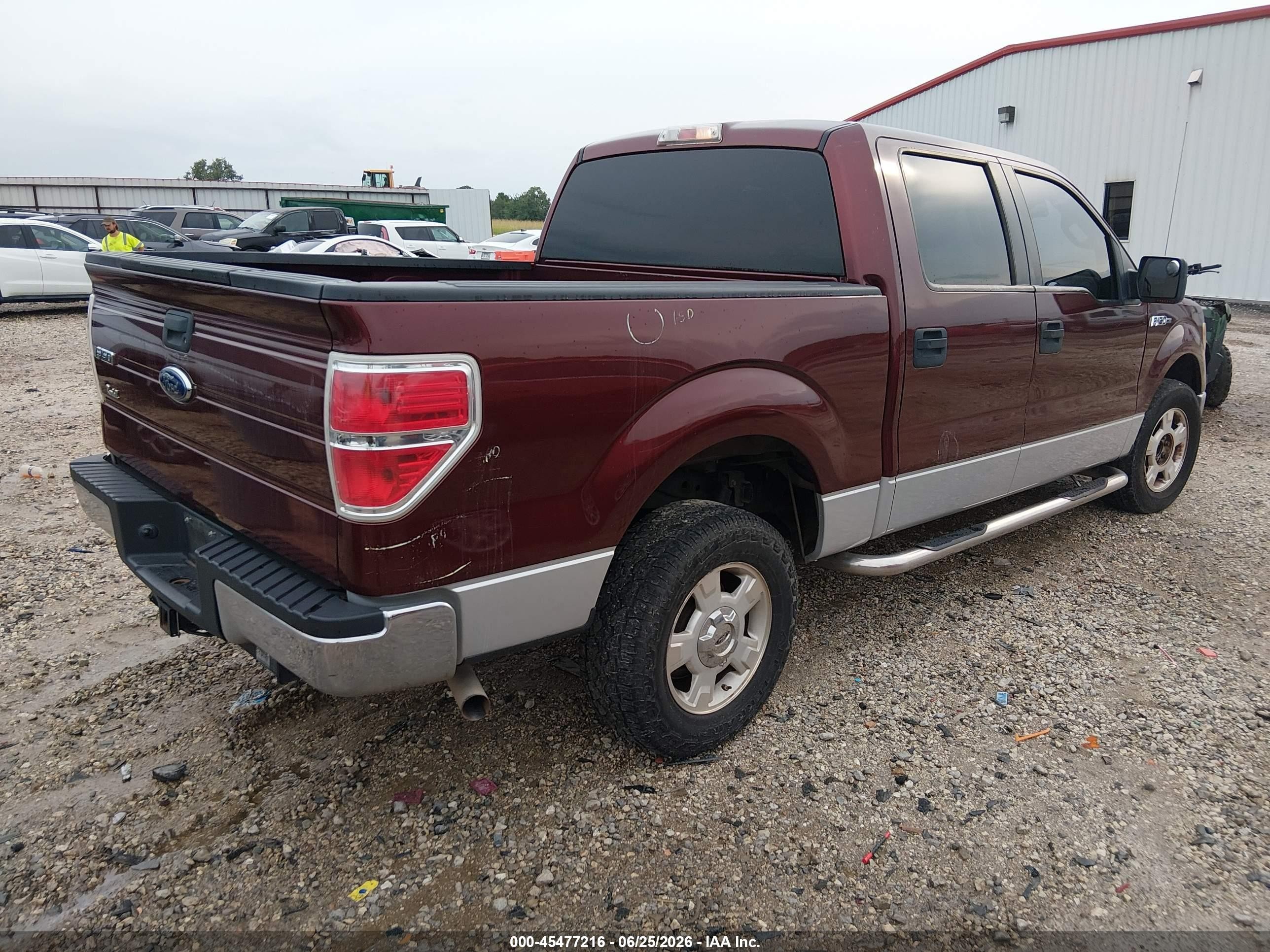 2009 Ford F-150 Xl/xlt Maroon vin: 1FTRW12879FA73097