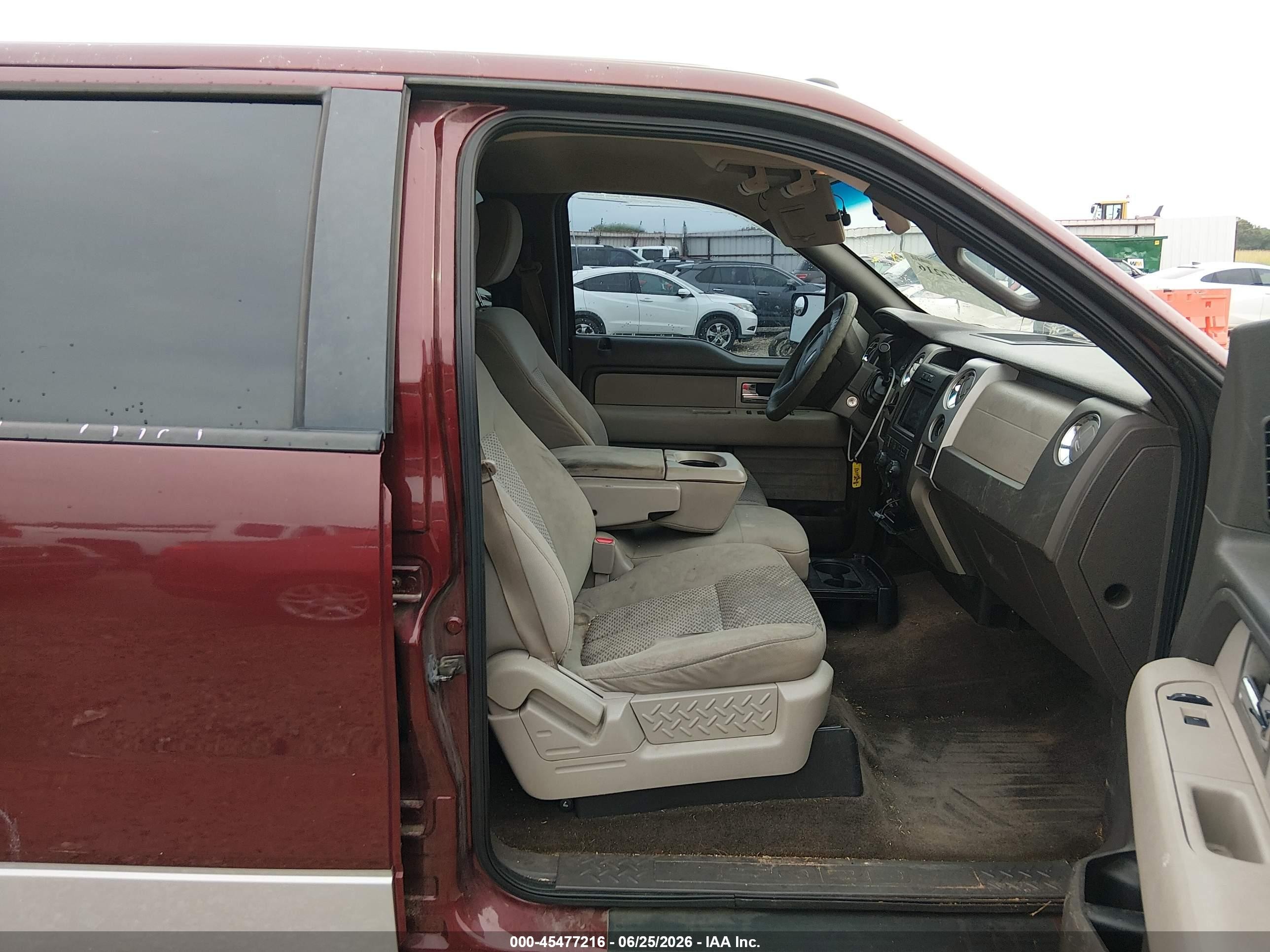 2009 Ford F-150 Xl/xlt Maroon vin: 1FTRW12879FA73097