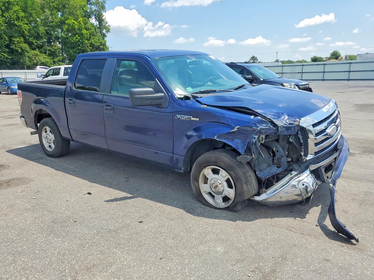 2009 Ford F 150 Blue vin: 1FTRW12879FB39616