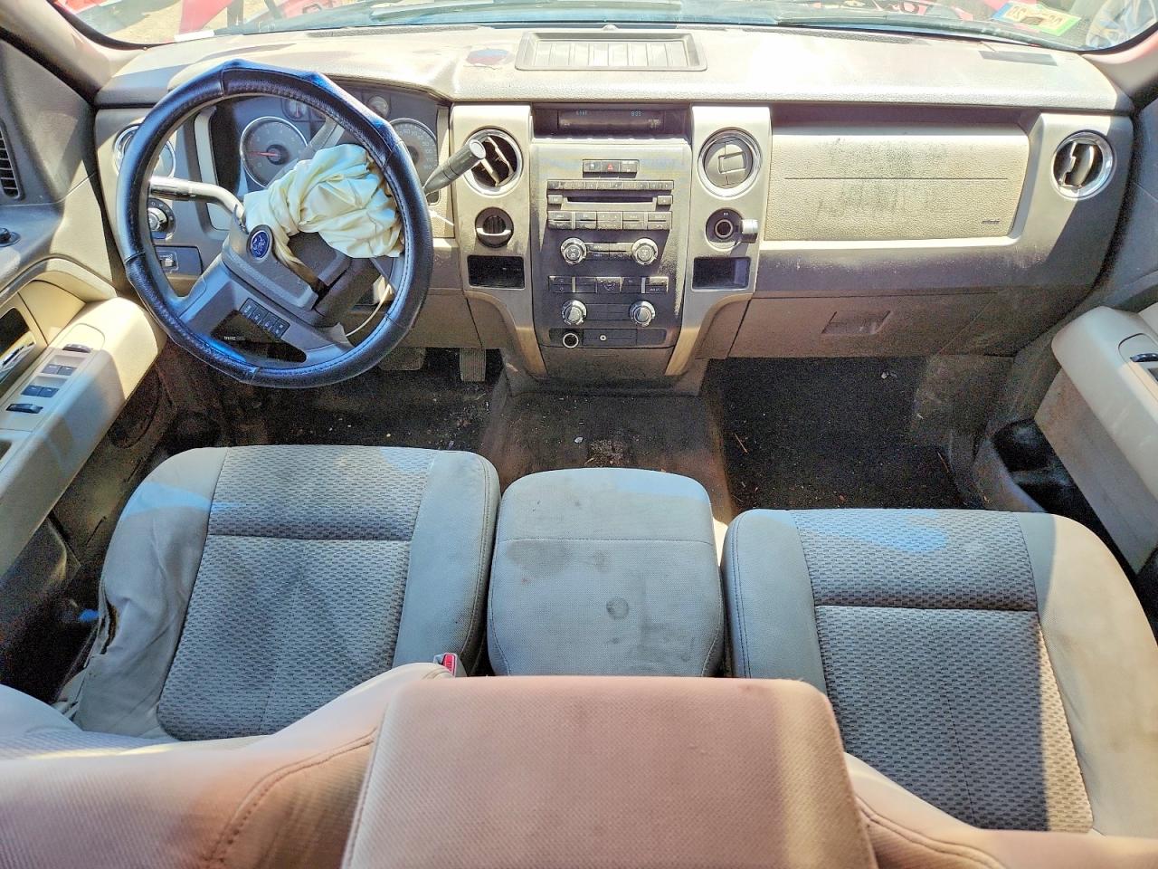 2009 Ford F150 Supercrew Красный vin: 1FTRW12889FA55353