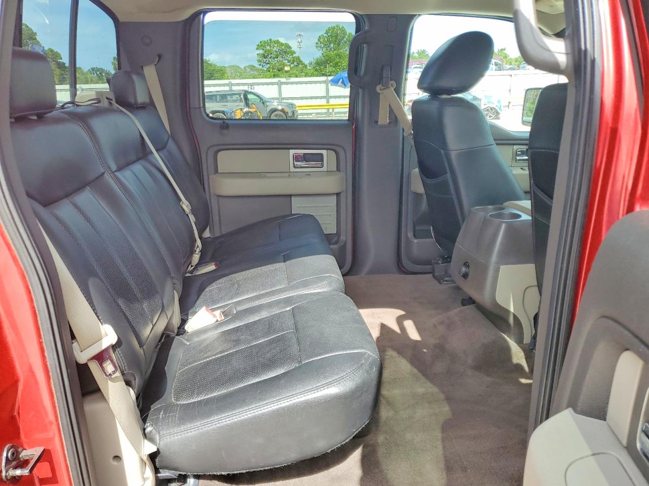 2009 Ford F150 Supercrew Red vin: 1FTRW12889FB11310