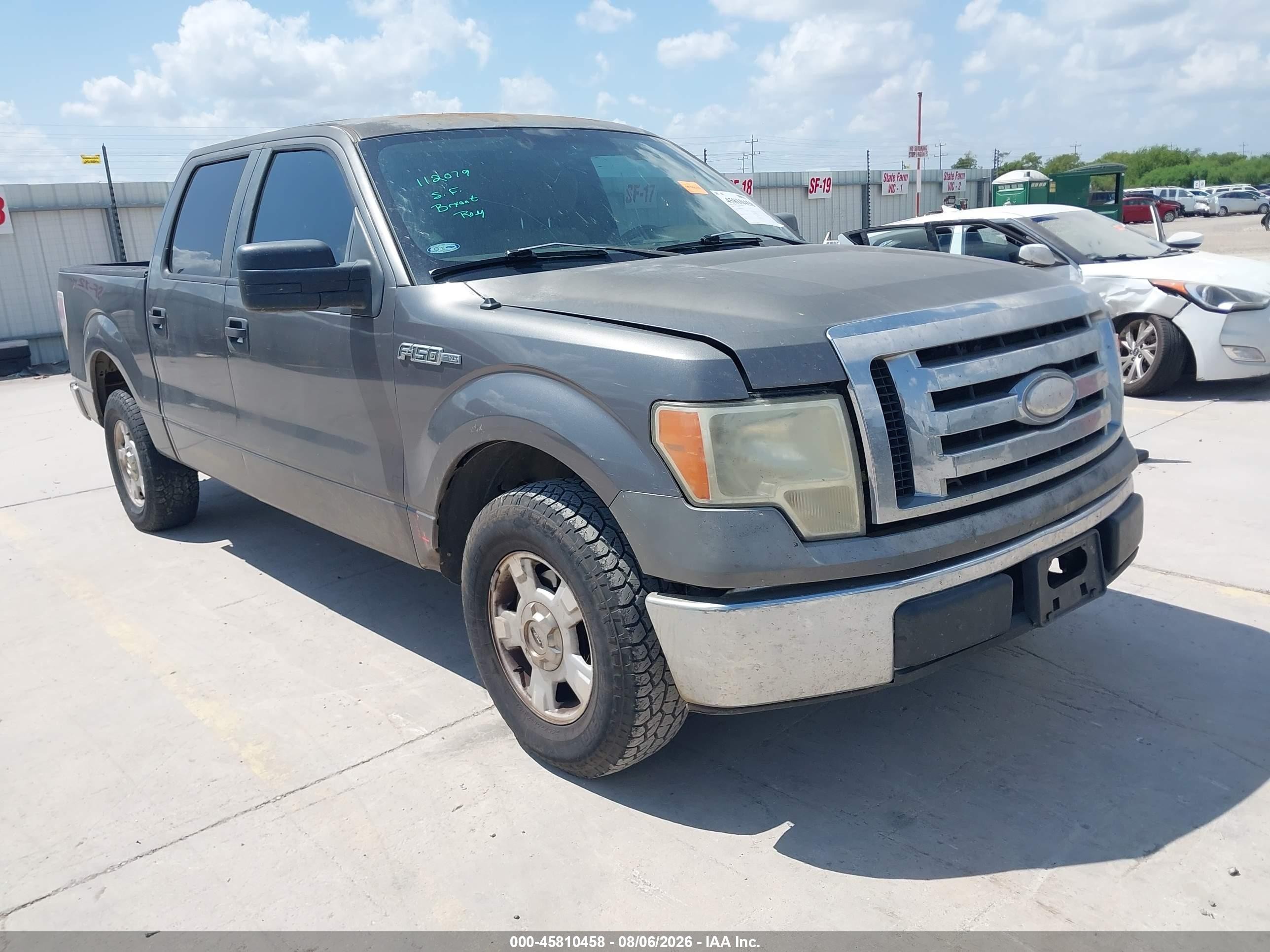 2009 Ford F-150 Xl/xlt Gray vin: 1FTRW12889KB87830