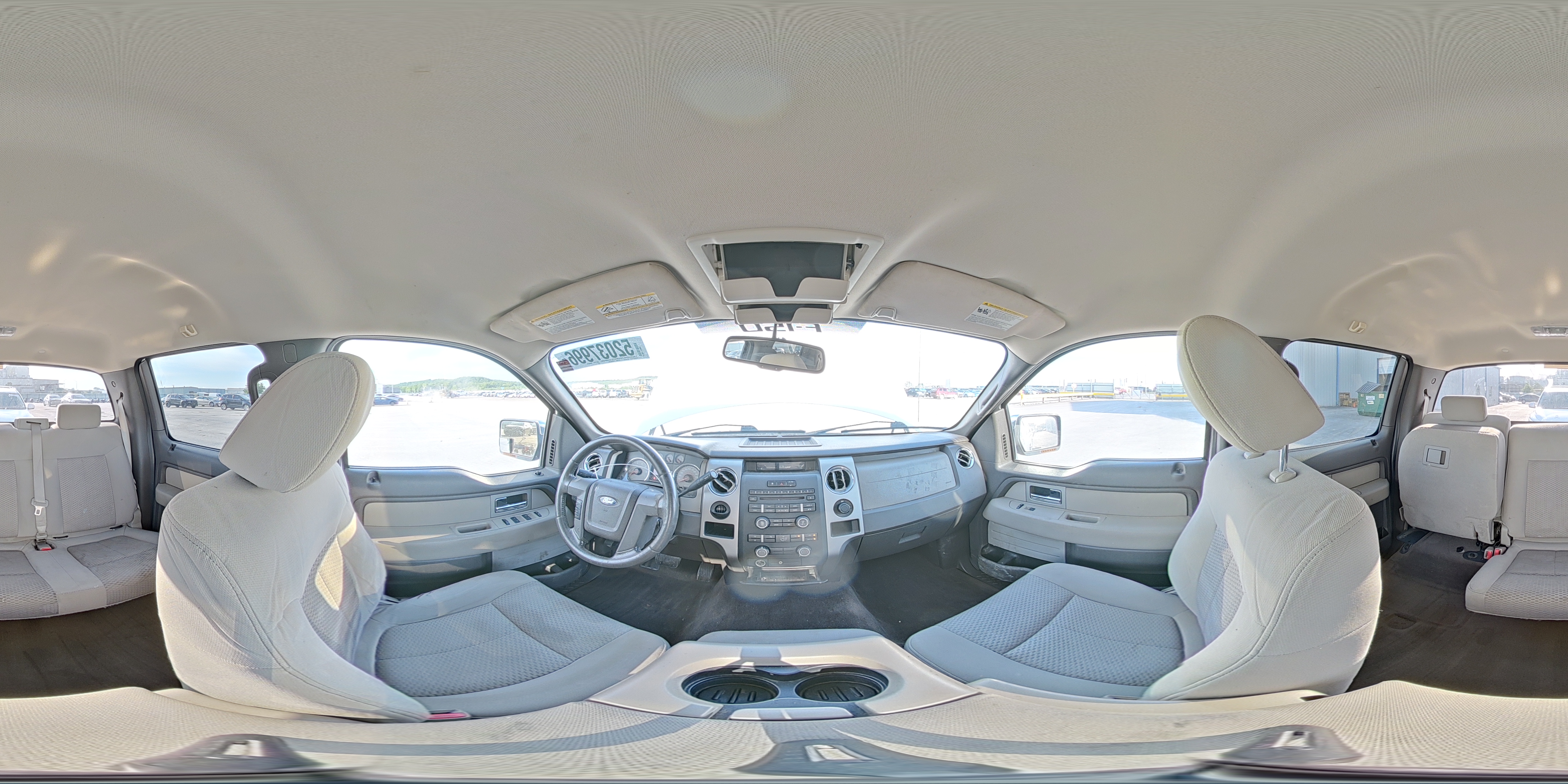 2009 Ford F-150 White vin: 1FTRW12899FA07926