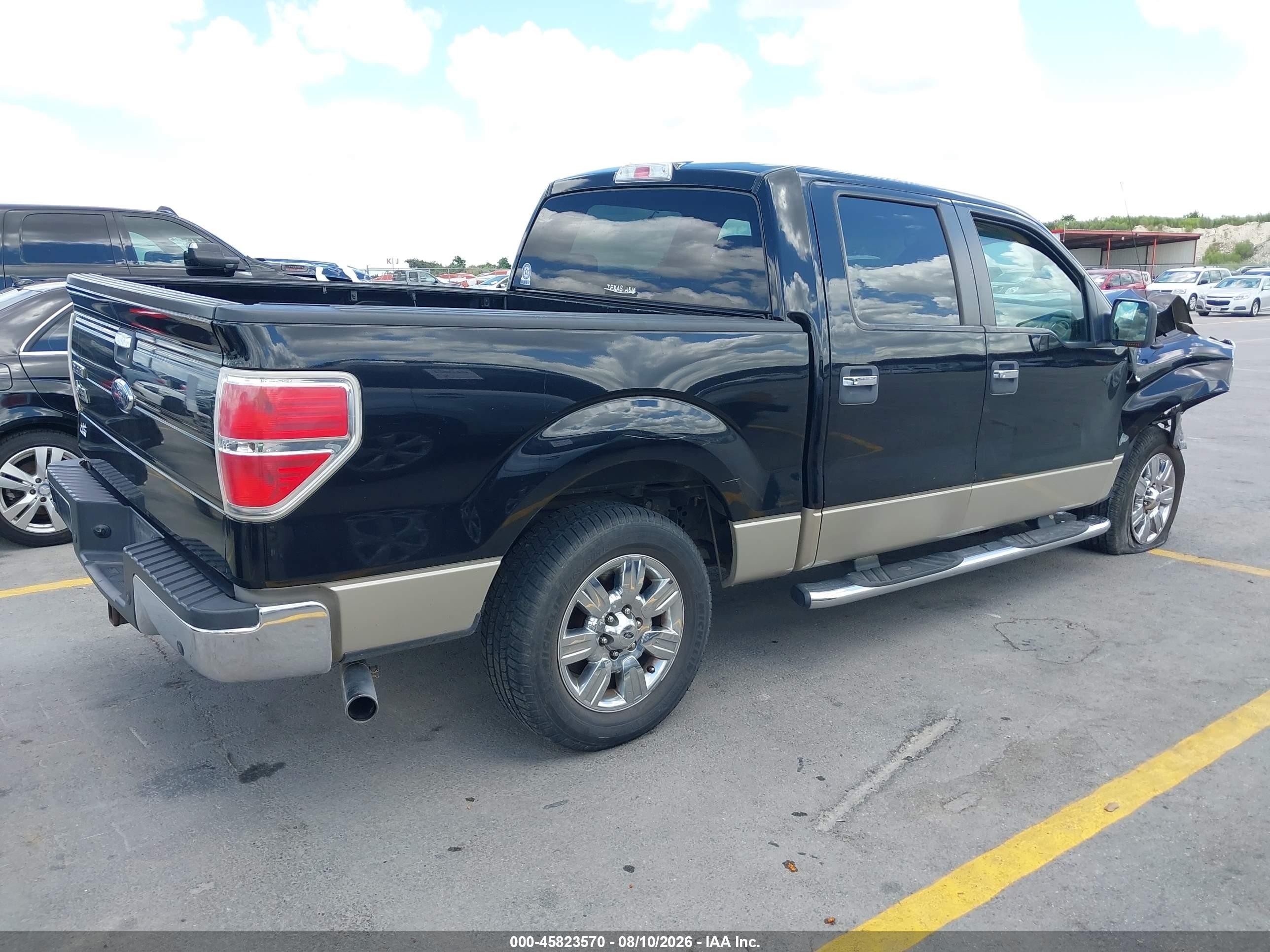 2009 Ford F-150 Xl/xlt Black vin: 1FTRW12899FA46354