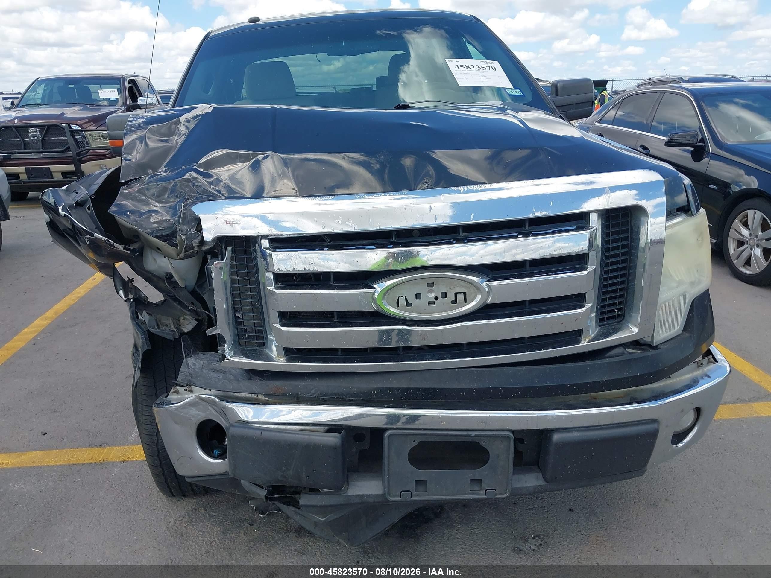 2009 Ford F-150 Xl/xlt Black vin: 1FTRW12899FA46354