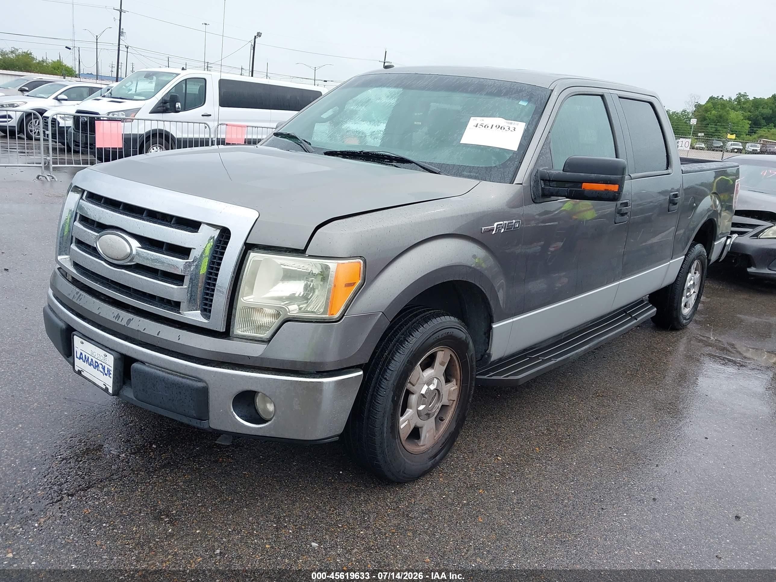 2009 Ford F-150 Xlt Gray vin: 1FTRW12899FB06441