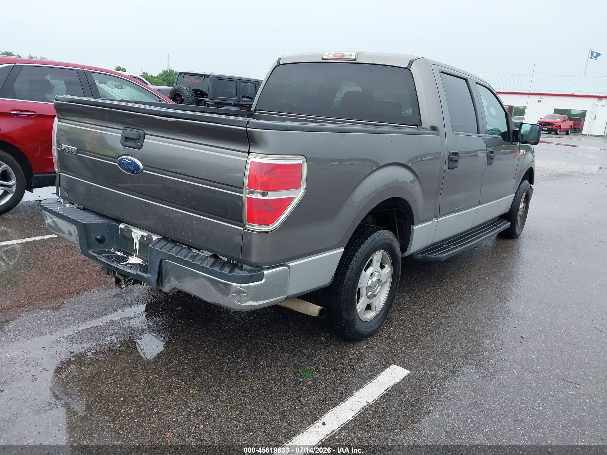 2009 Ford F-150 Xlt Gray vin: 1FTRW12899FB06441