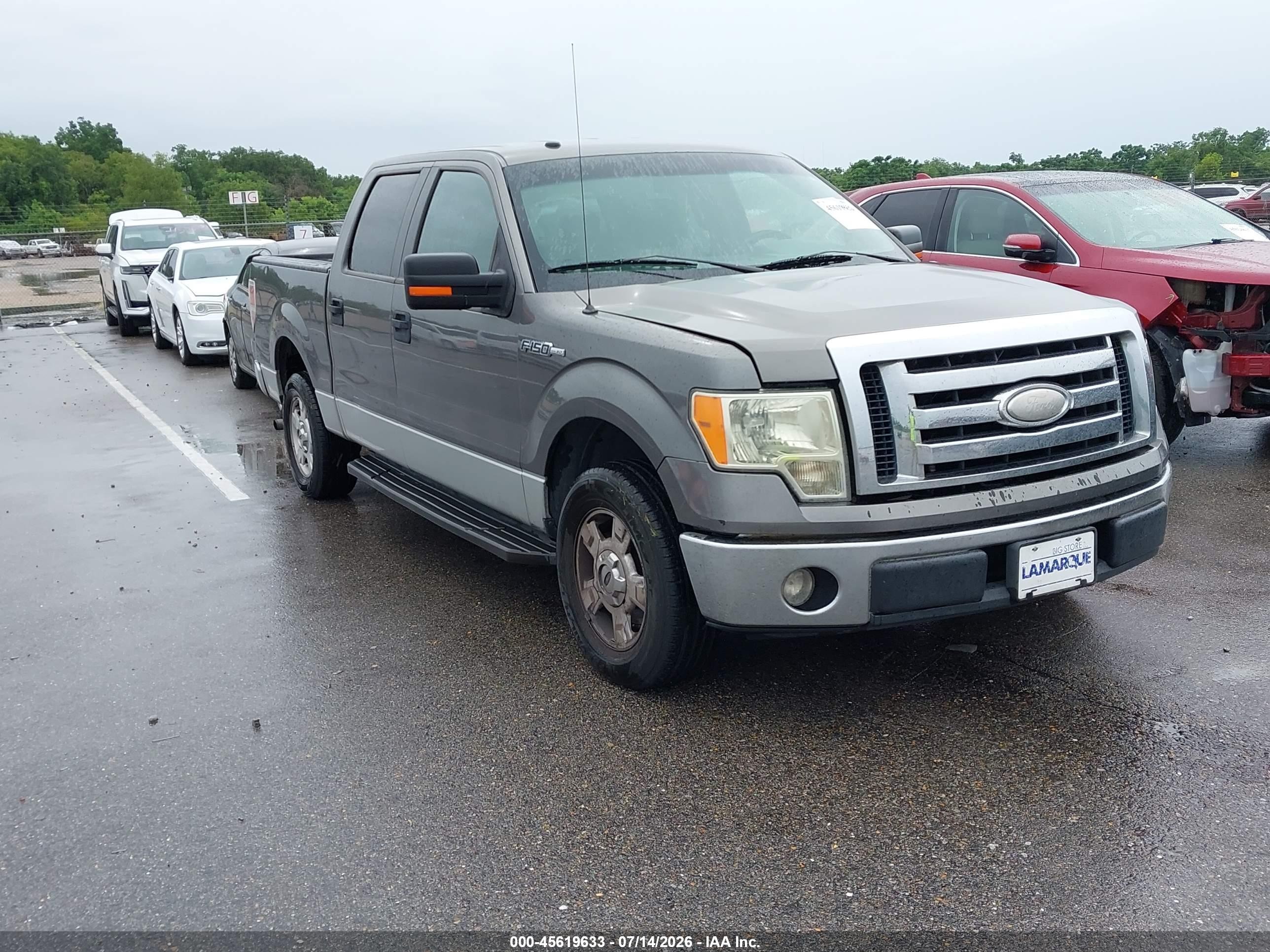 2009 Ford F-150 Xlt Gray vin: 1FTRW12899FB06441