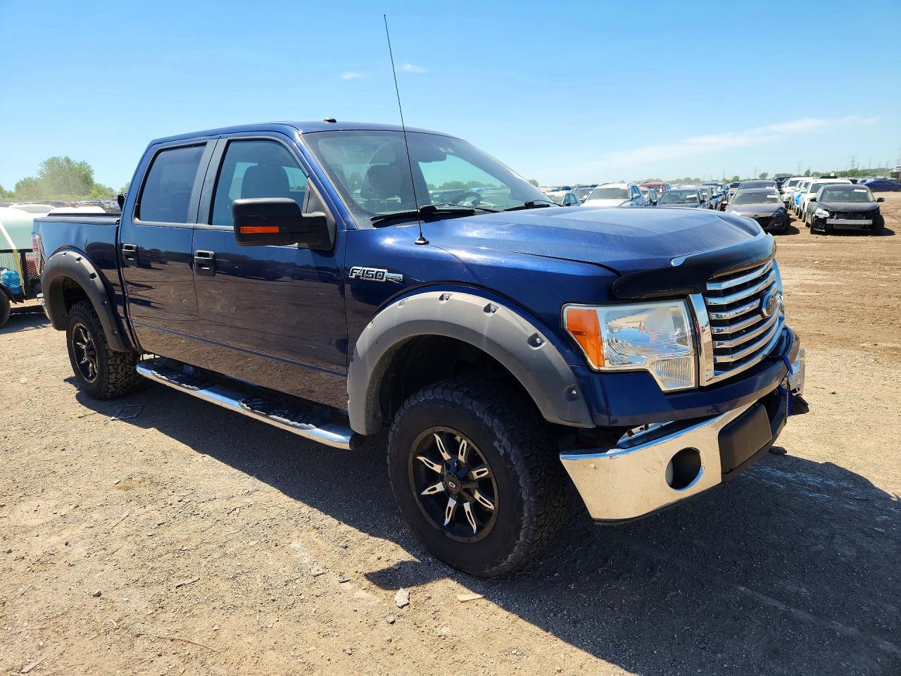 2009 Ford F150 Supercrew Blue vin: 1FTRW12899FB19738