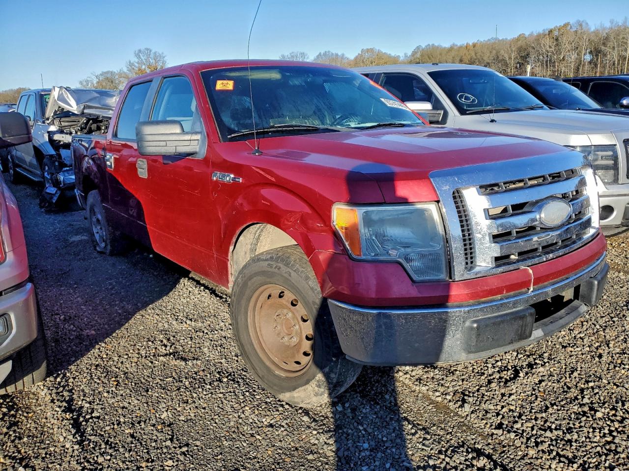 2009 Ford F150 Красный vin: 1FTRW128X9FA67696