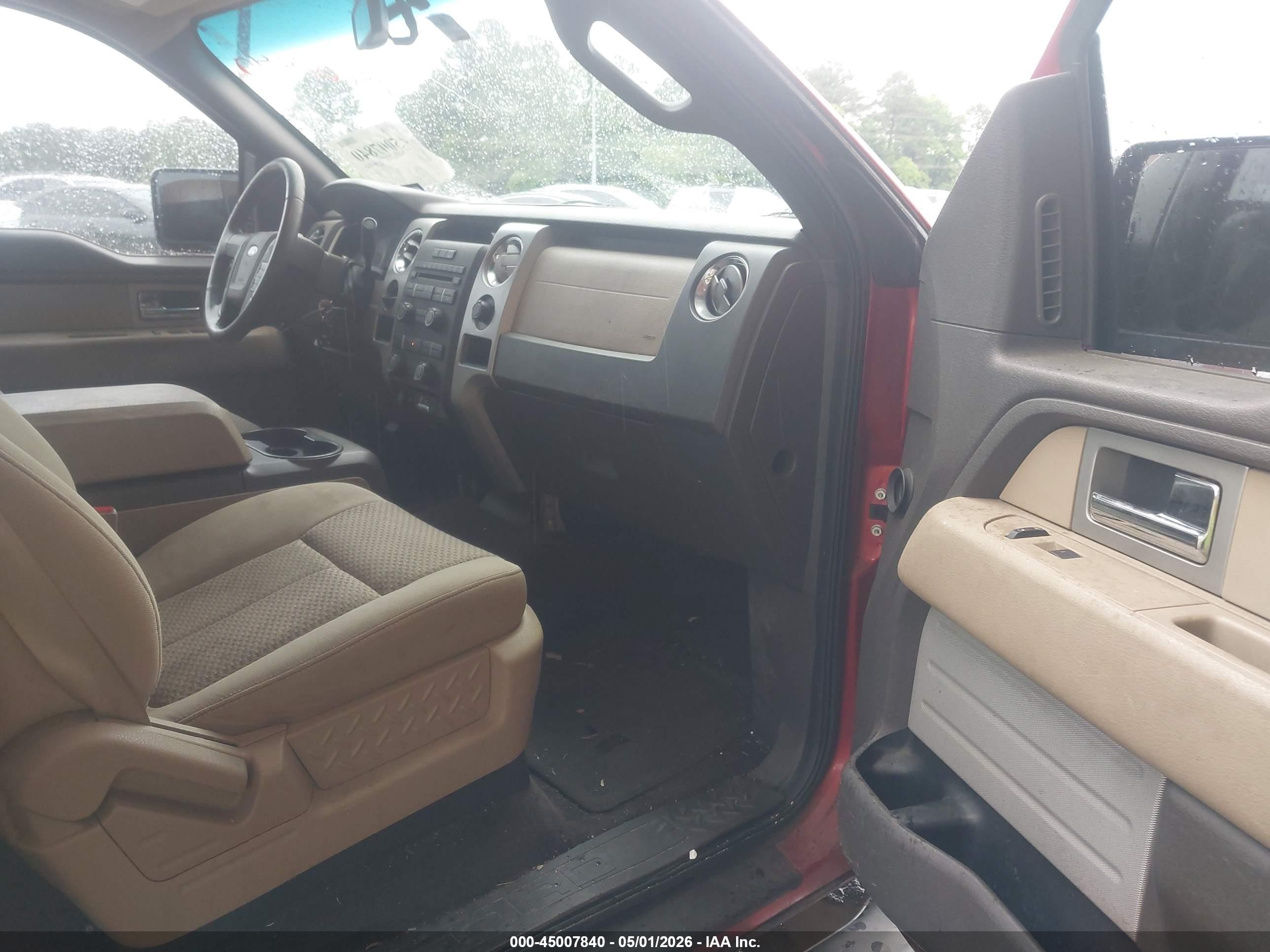 2009 Ford F-150 Xl/xlt Red vin: 1FTRW128X9FA80030