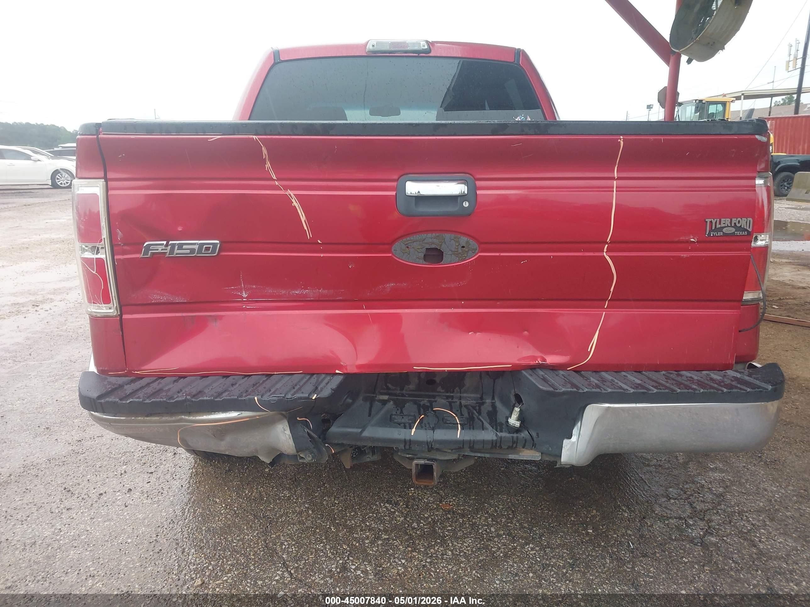 2009 Ford F-150 Xl/xlt Red vin: 1FTRW128X9FA80030
