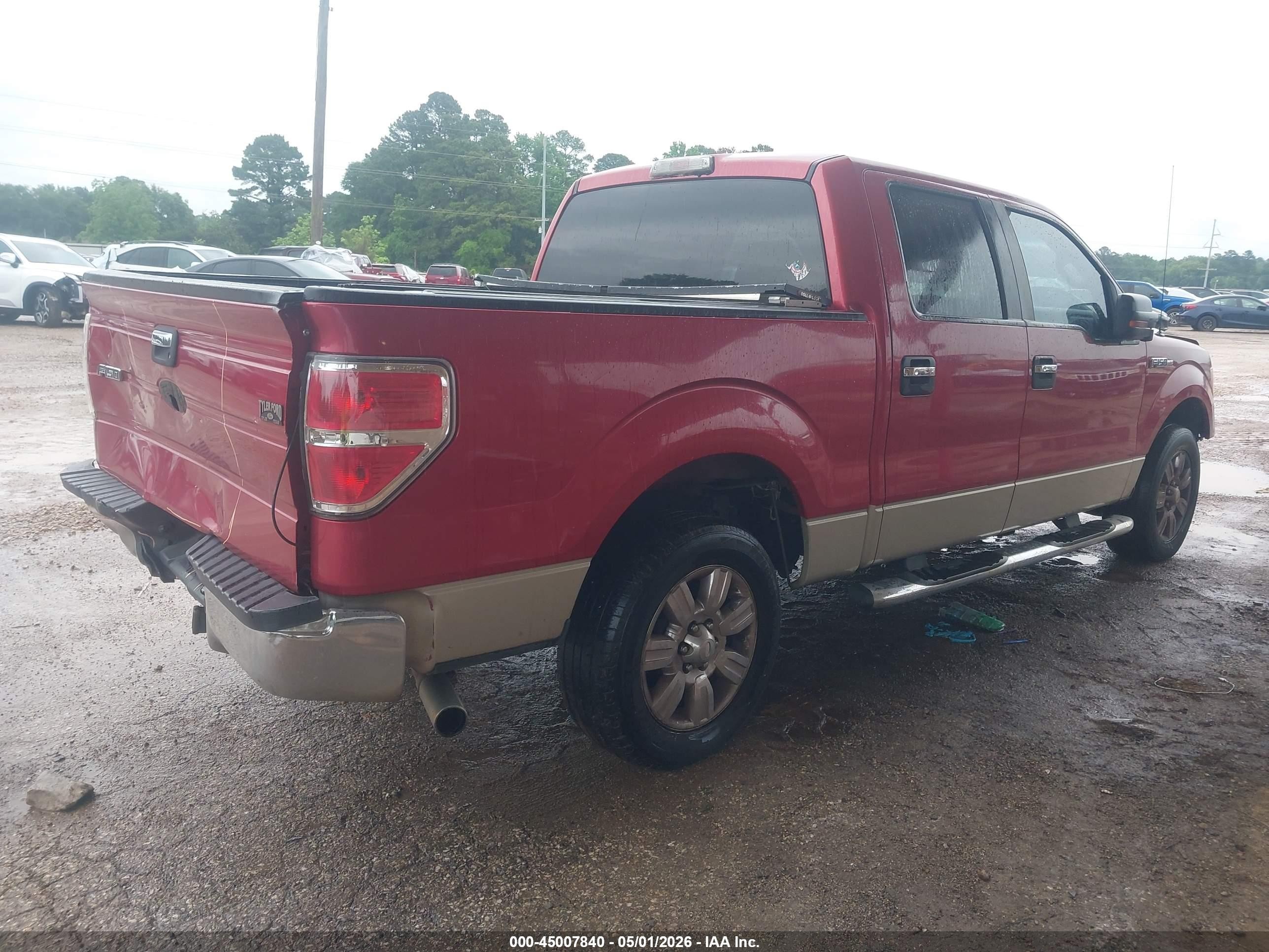 2009 Ford F-150 Xl/xlt Red vin: 1FTRW128X9FA80030