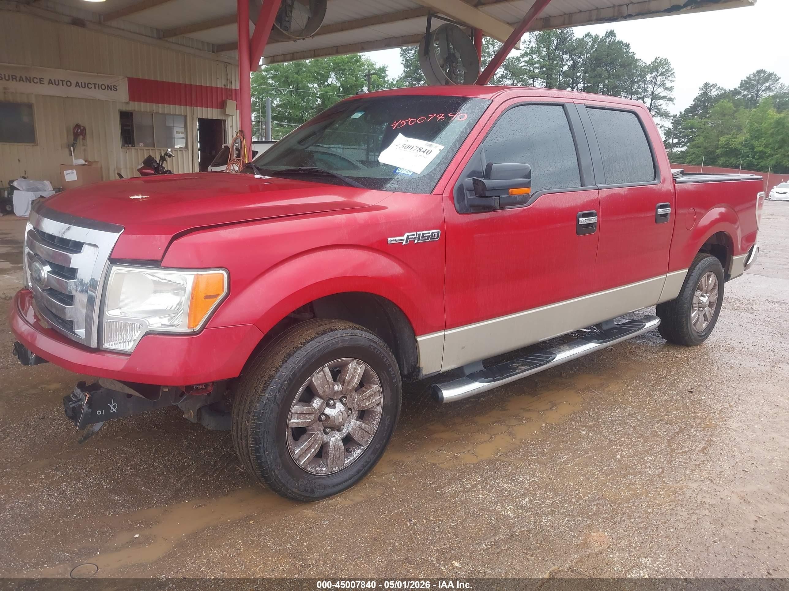 2009 Ford F-150 Xl/xlt Red vin: 1FTRW128X9FA80030