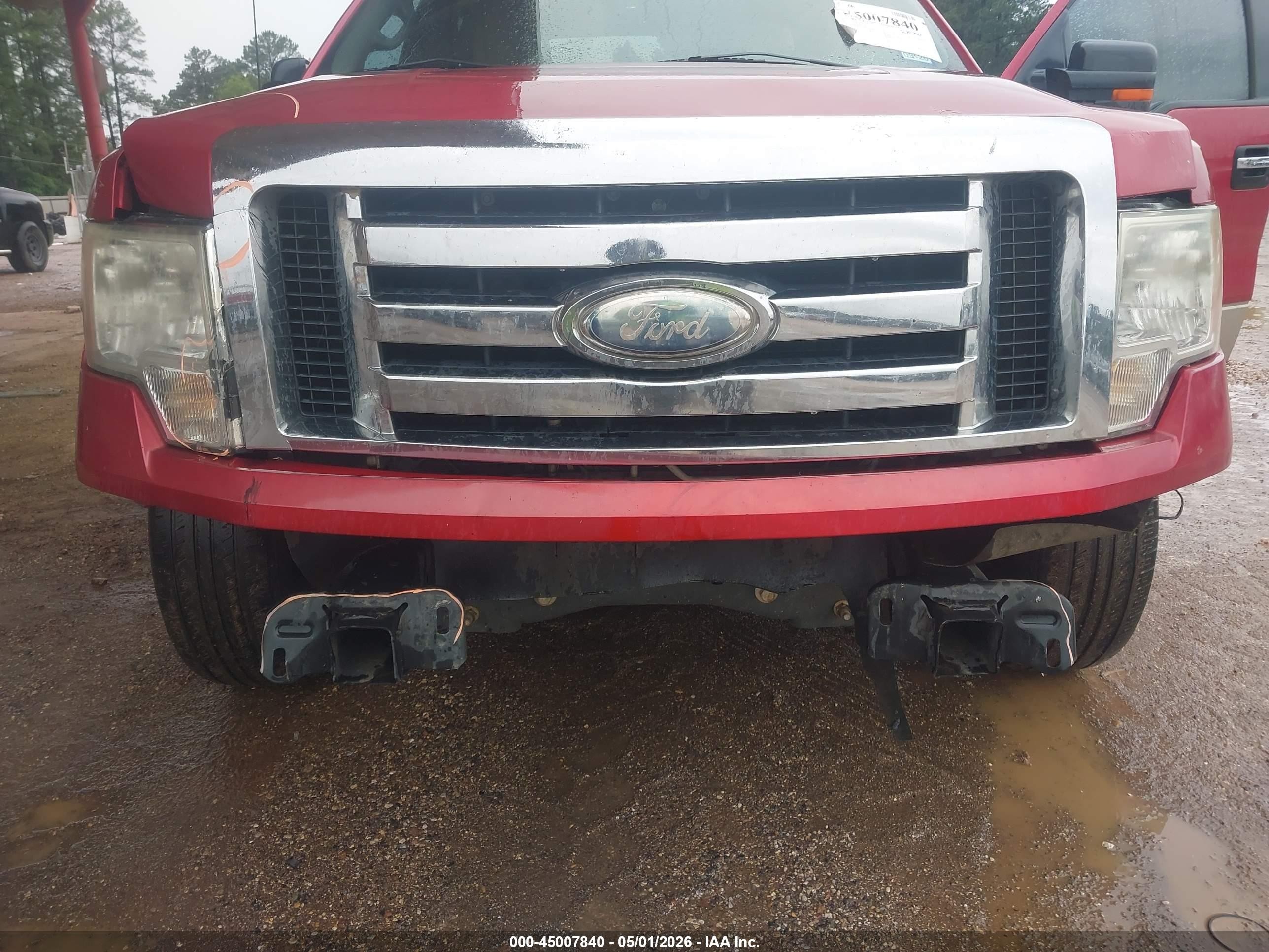 2009 Ford F-150 Xl/xlt Red vin: 1FTRW128X9FA80030