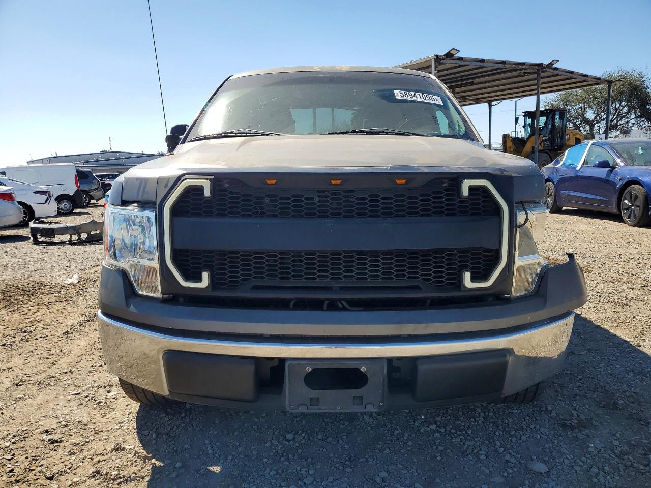 2009 Ford F150 Supercrew Gray vin: 1FTRW128X9KC62690