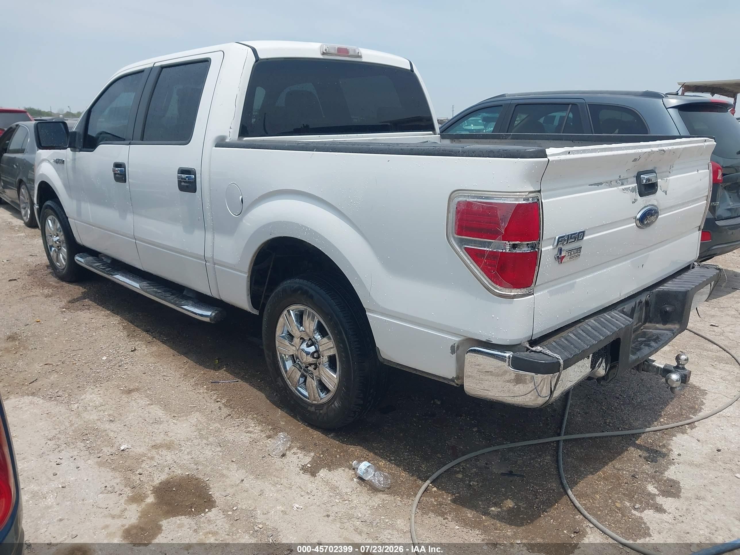 2009 Ford F-150 Xlt White vin: 1FTRW128X9KC75116