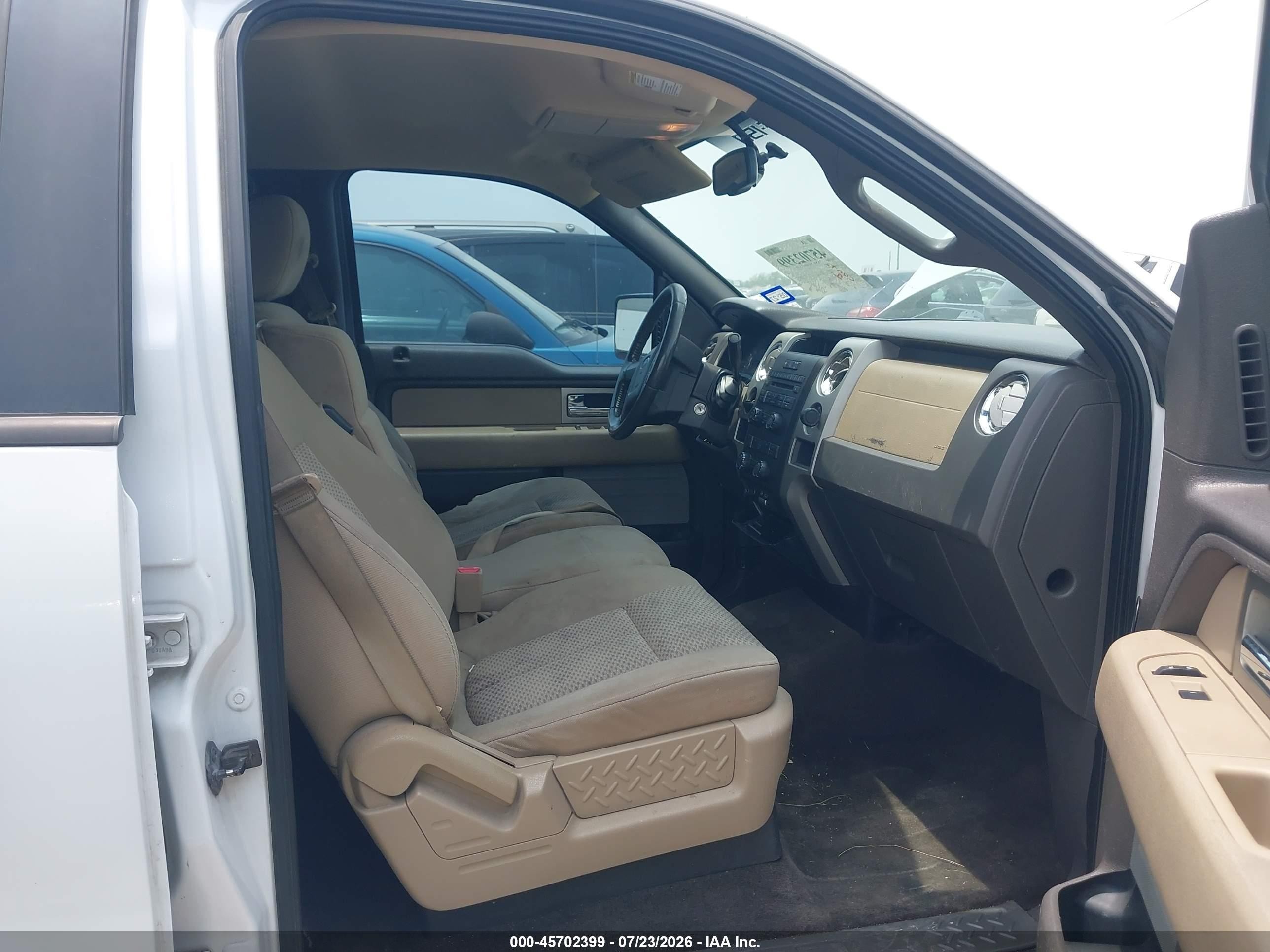 2009 Ford F-150 Xlt White vin: 1FTRW128X9KC75116