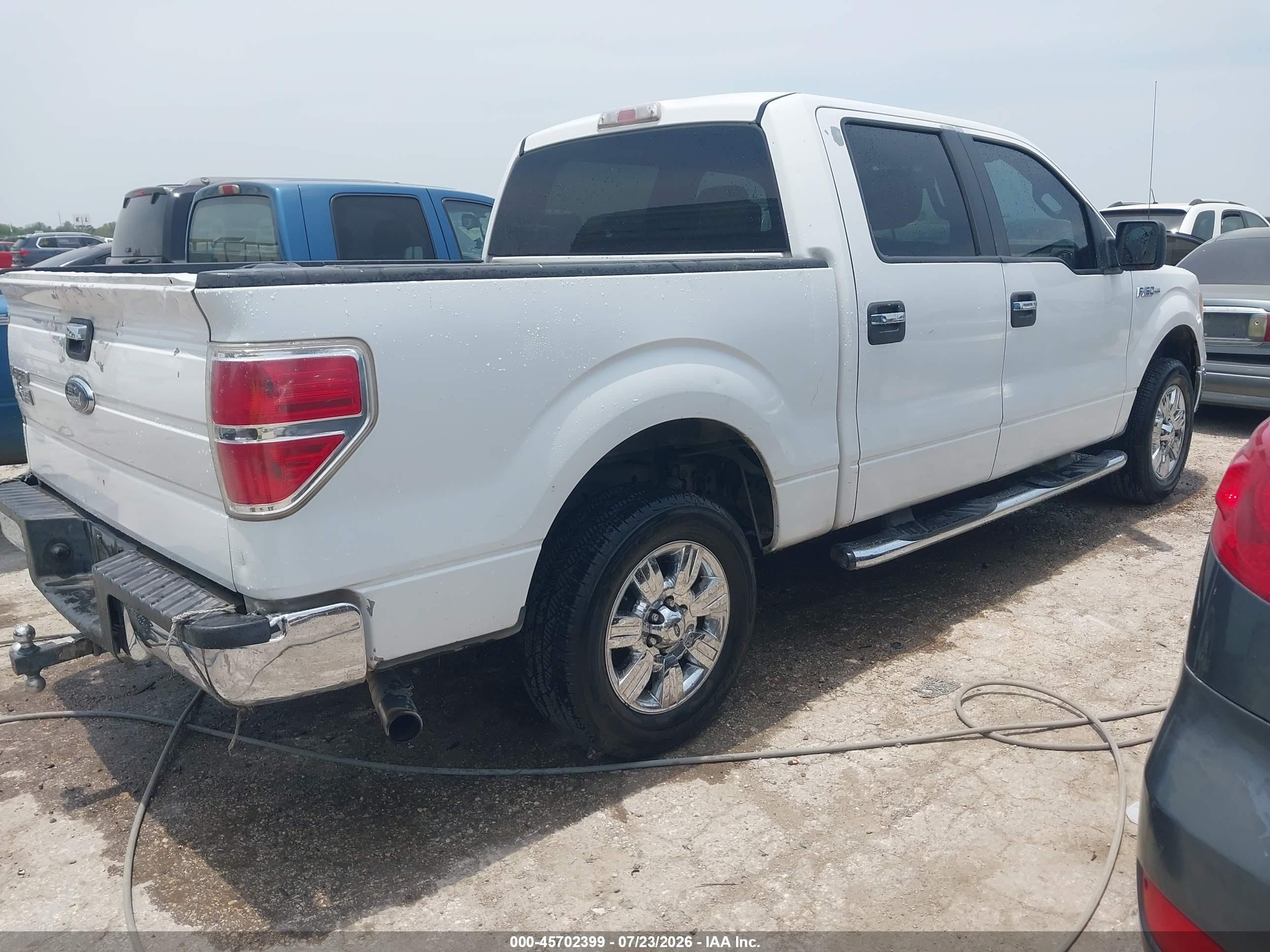 2009 Ford F-150 Xlt White vin: 1FTRW128X9KC75116