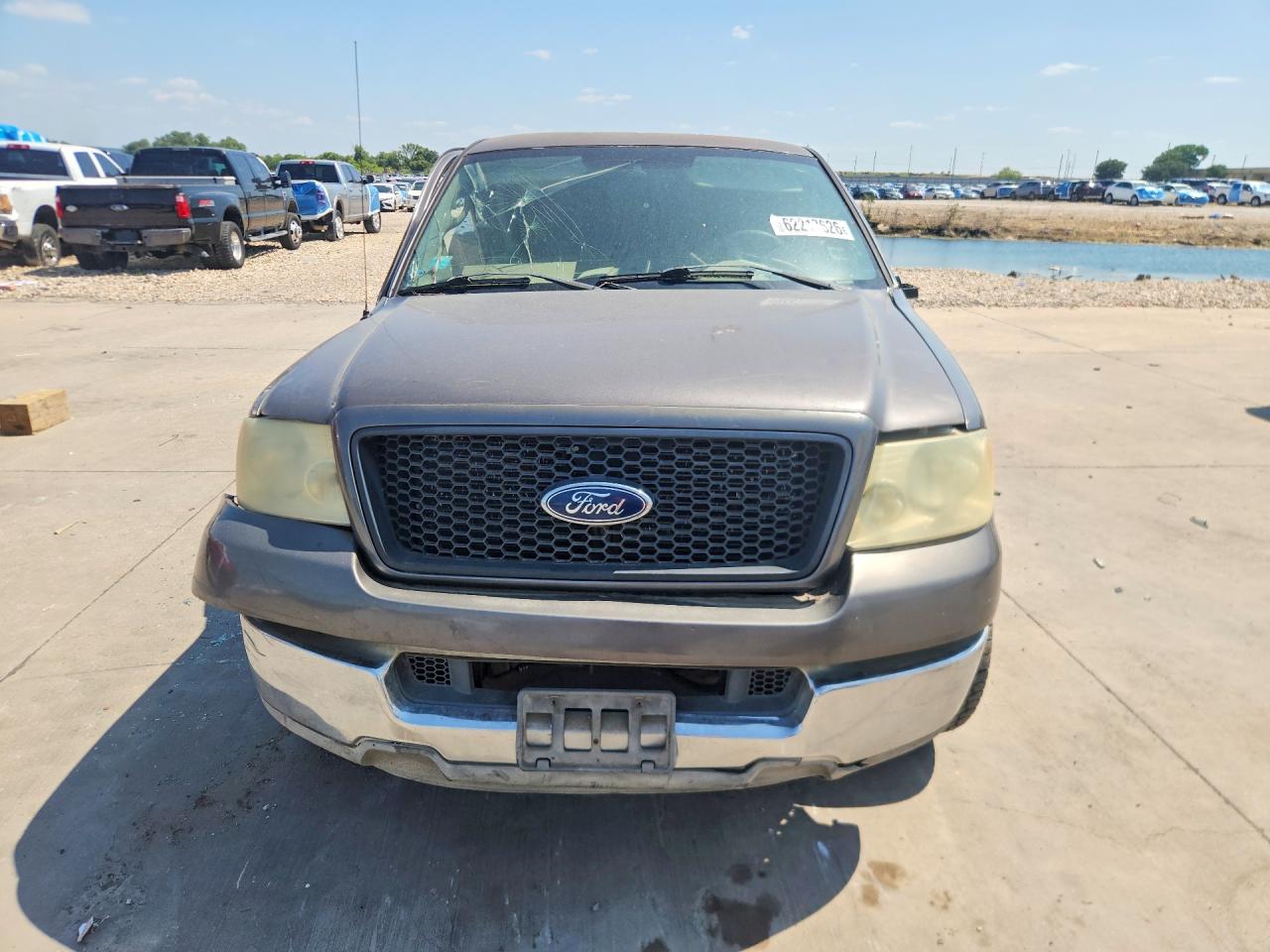 2004 Ford F150 Supercrew Gray vin: 1FTRW12W04KD53698