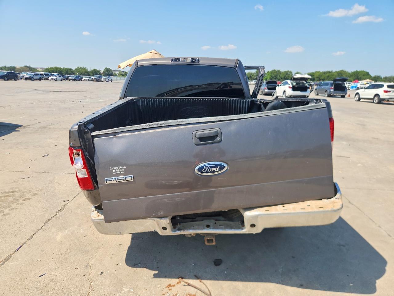 2004 Ford F150 Supercrew Gray vin: 1FTRW12W04KD53698