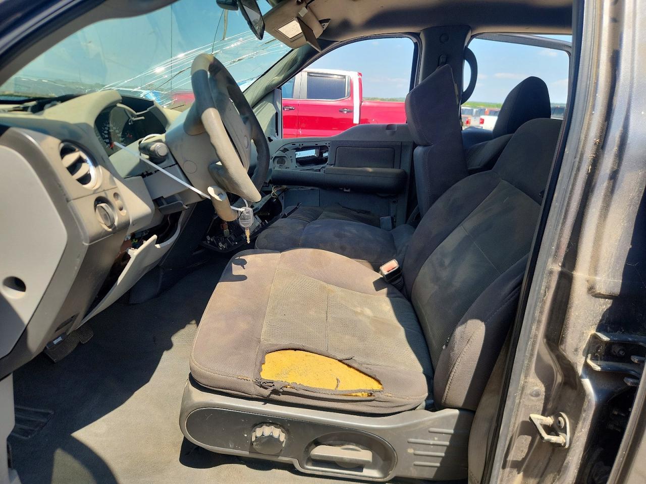 2004 Ford F150 Supercrew Gray vin: 1FTRW12W04KD53698