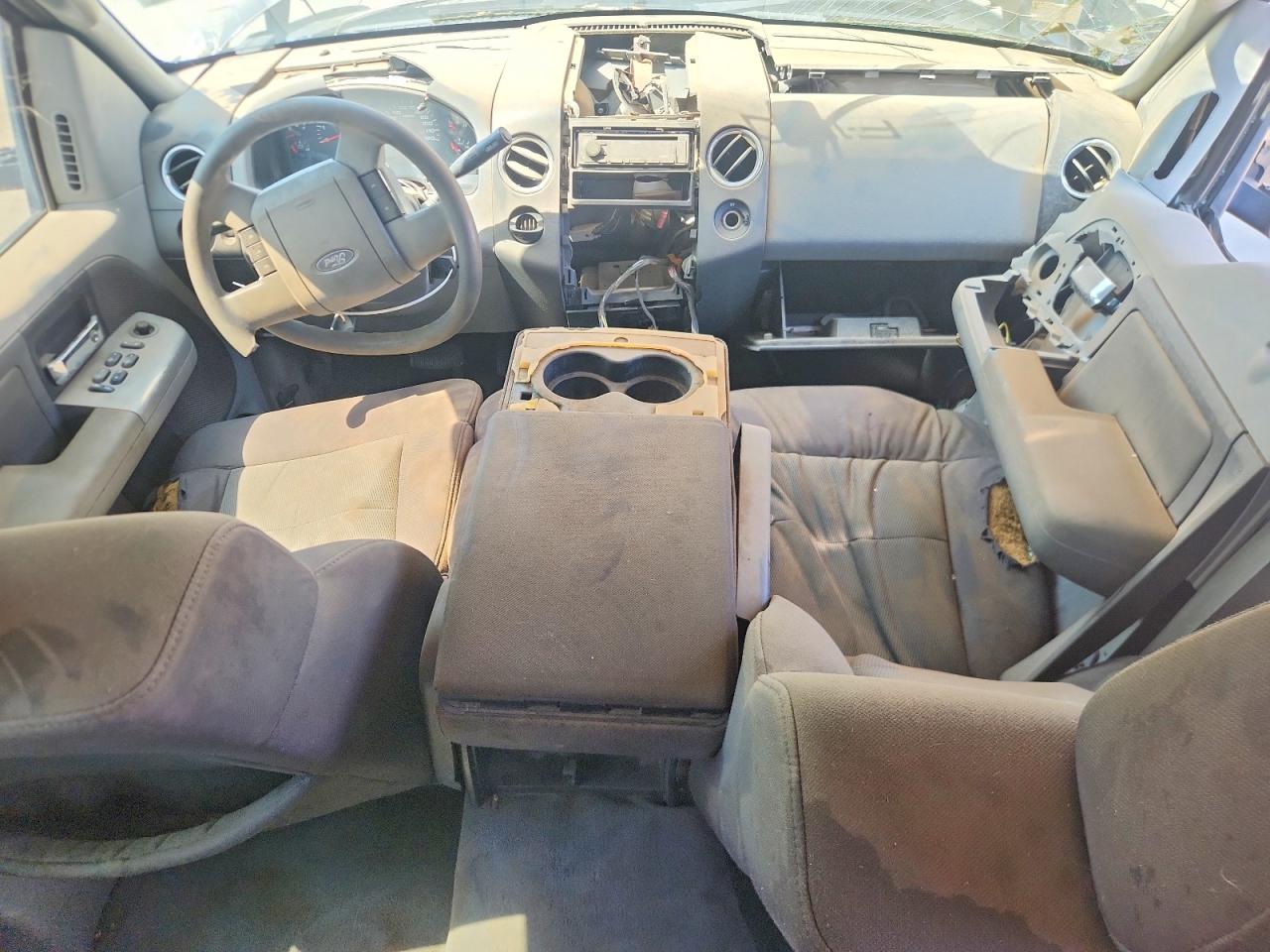 2004 Ford F150 Supercrew Gray vin: 1FTRW12W04KD53698