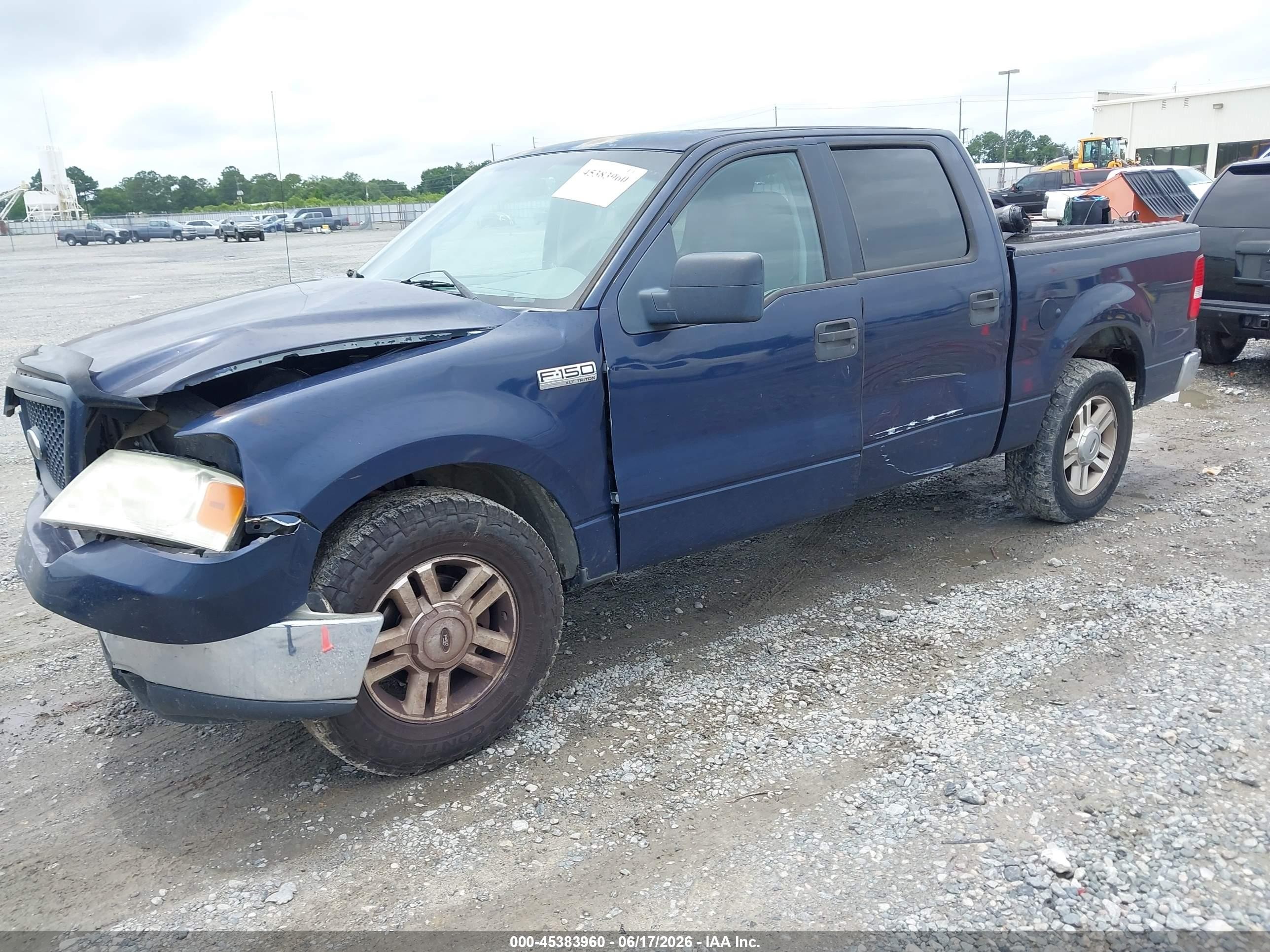 2005 Ford F-150 Xlt Blue vin: 1FTRW12W05KC89048