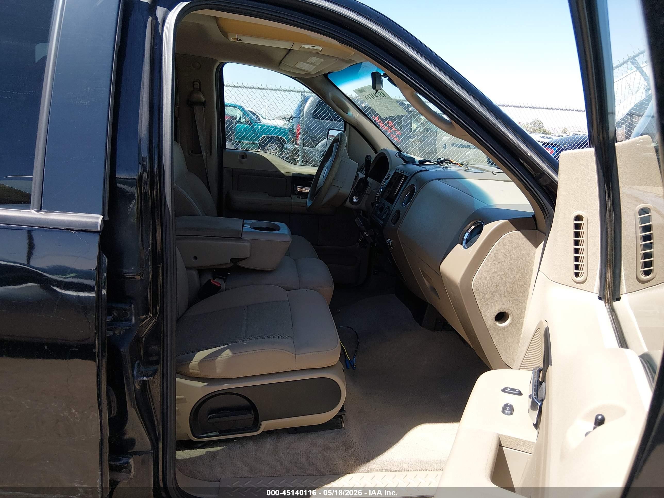 2006 Ford F-150 Xlt Black vin: 1FTRW12W06FB01588