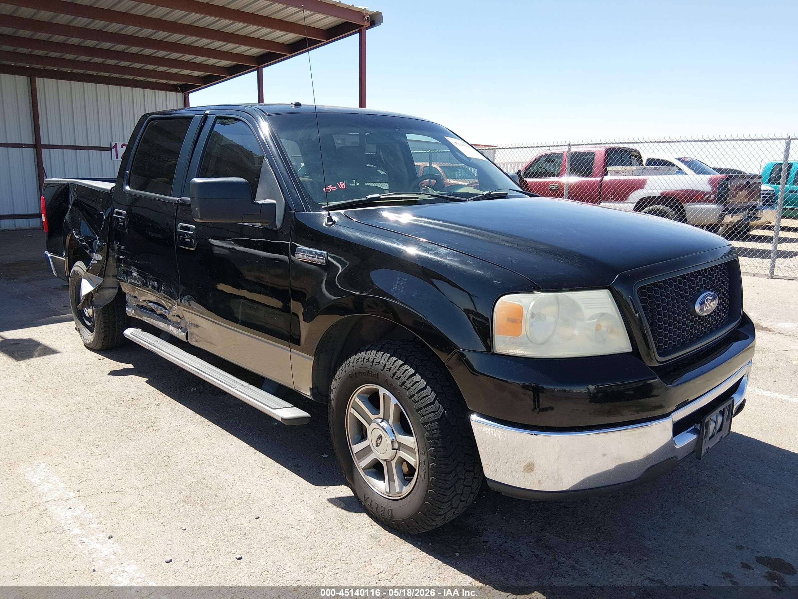 2006 Ford F-150 Xlt Черный vin: 1FTRW12W06FB01588
