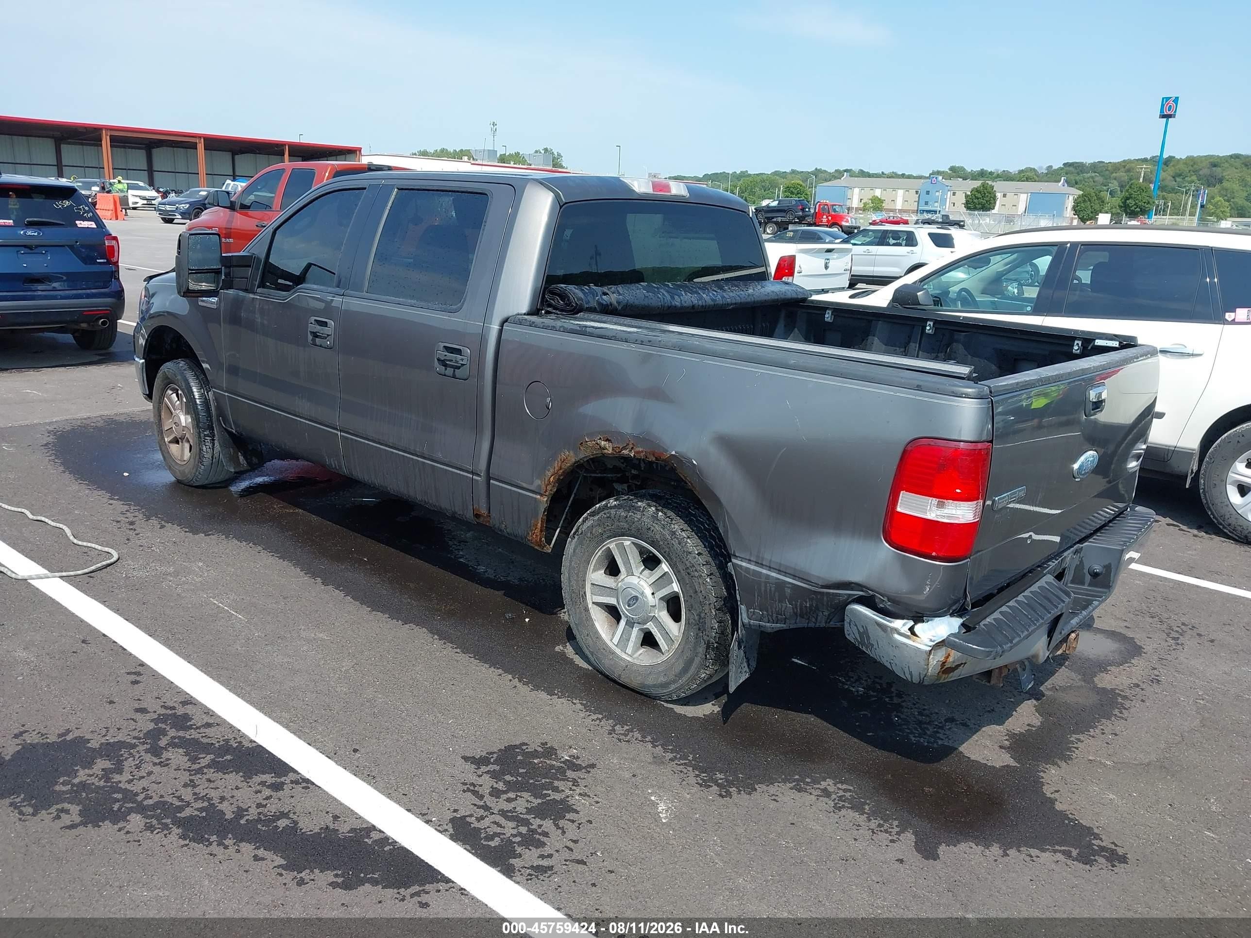 2006 Ford F-150 Xlt Gray vin: 1FTRW12W06FB09870