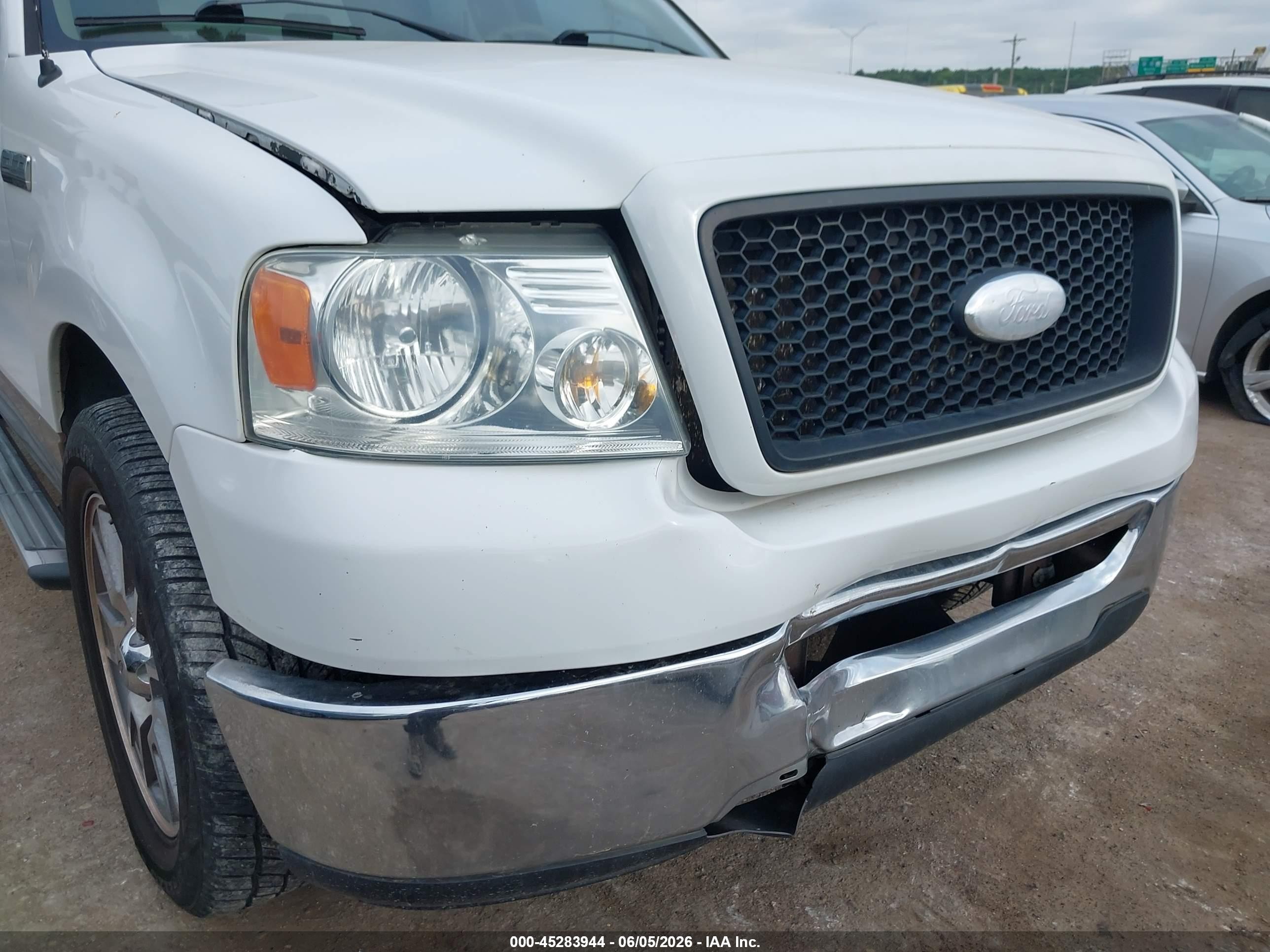 2006 Ford F-150 Xlt White vin: 1FTRW12W06KC85597