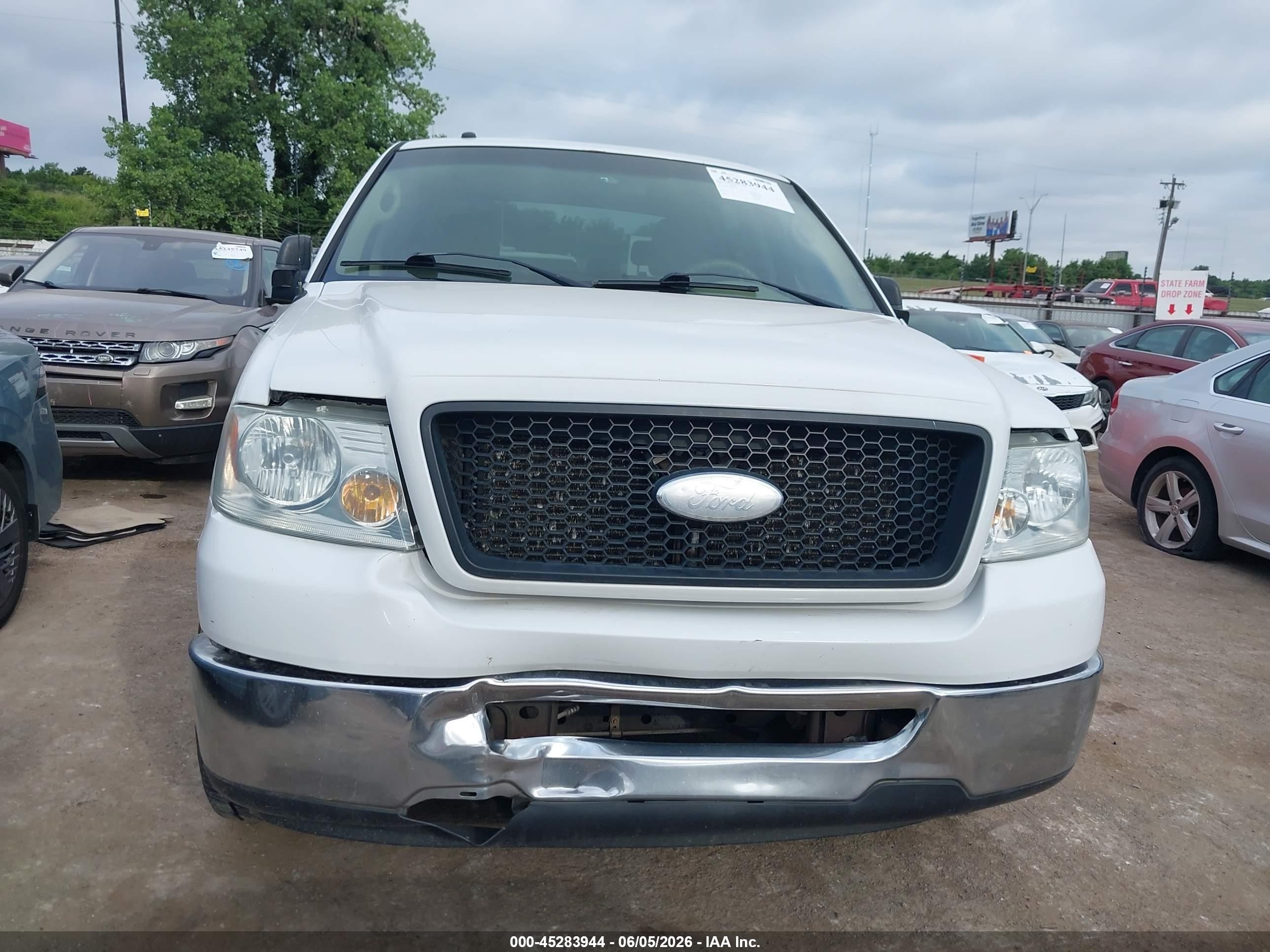 2006 Ford F-150 Xlt White vin: 1FTRW12W06KC85597