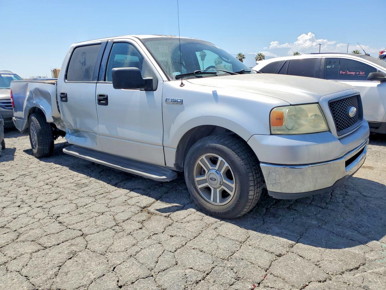 2006 Ford F150 Supercrew Silver vin: 1FTRW12W06KD26990