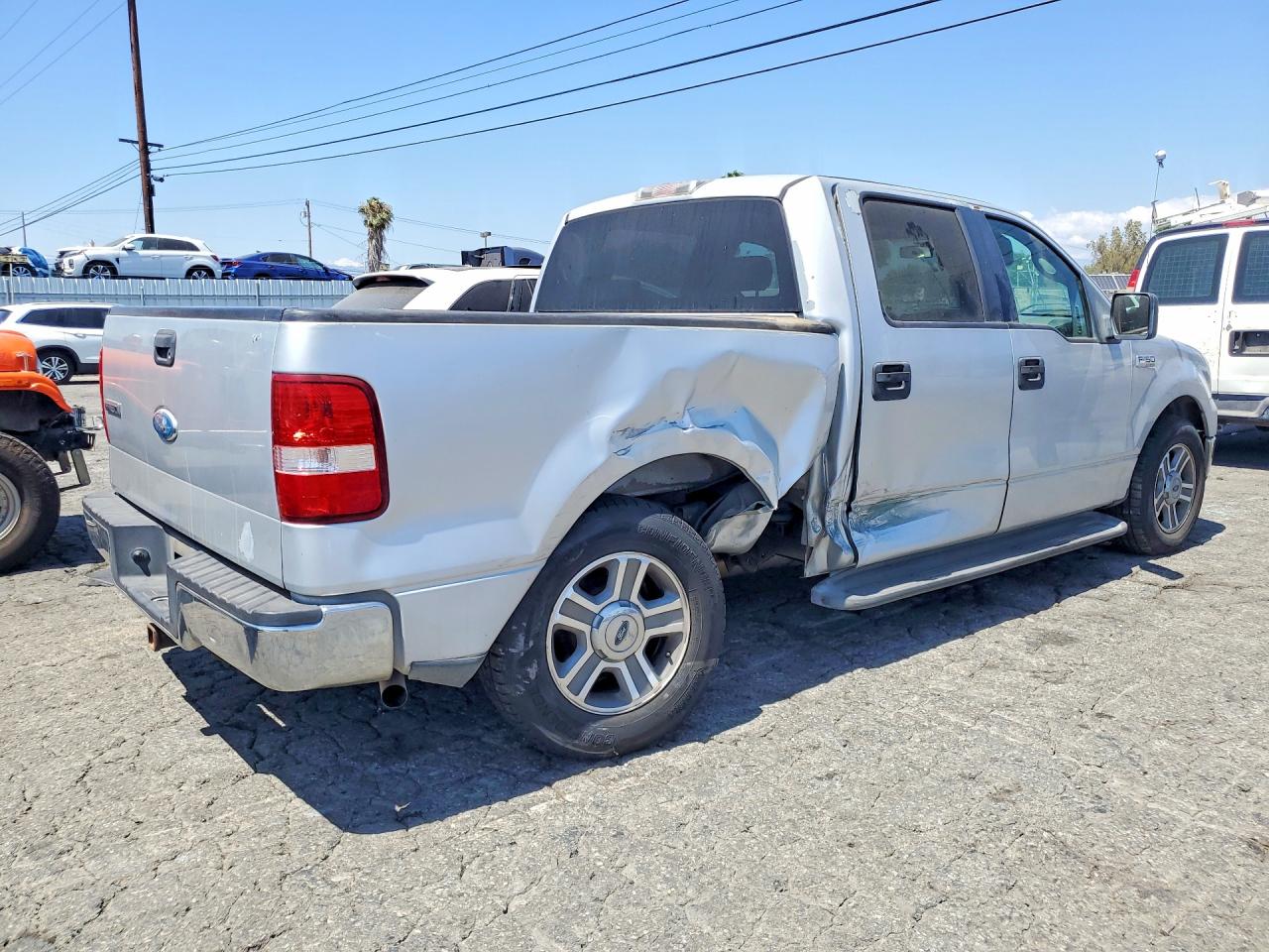 2006 Ford F150 Supercrew Silver vin: 1FTRW12W06KD26990