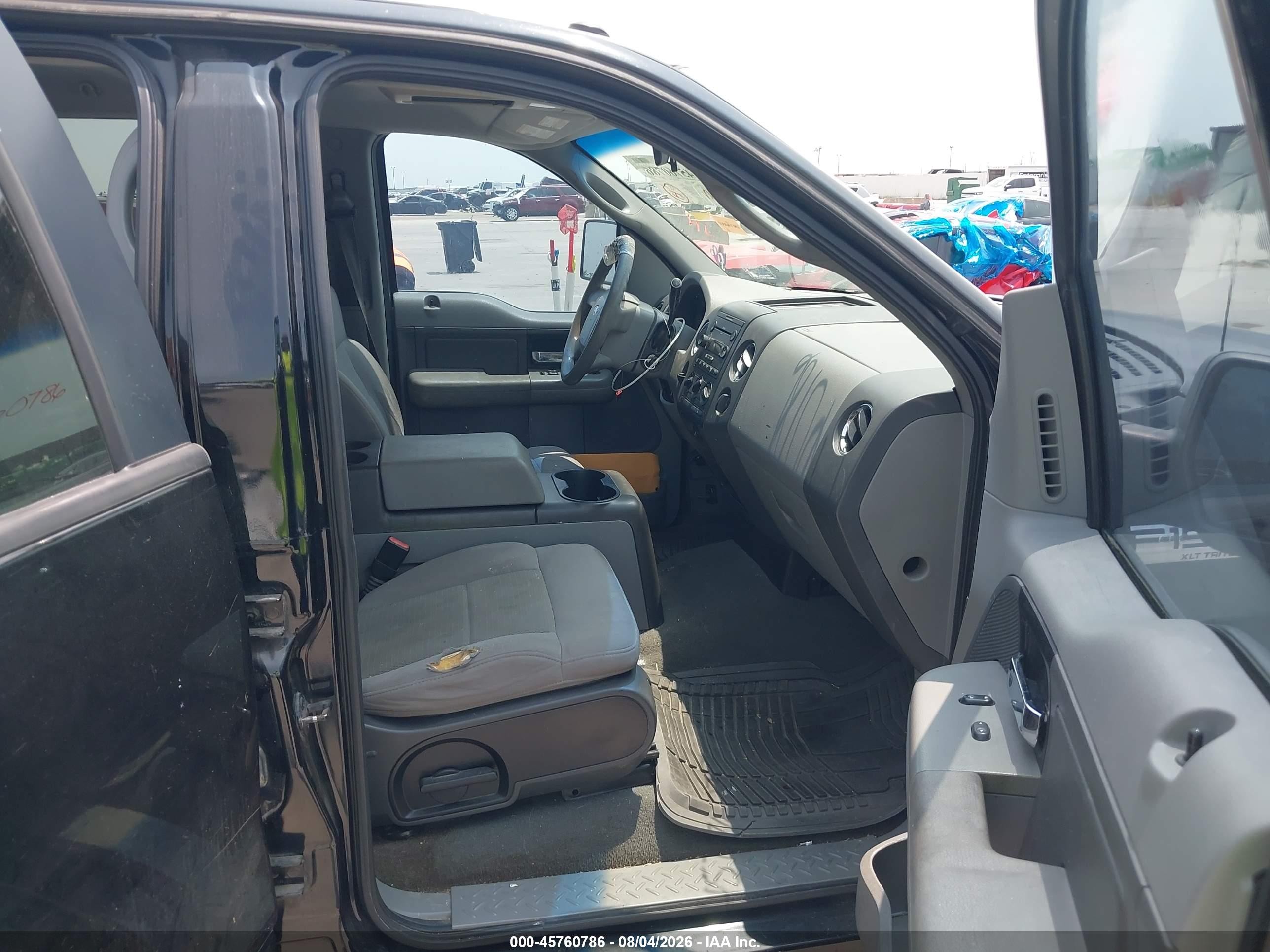 2006 Ford F-150 Xlt Black vin: 1FTRW12W06KD90947