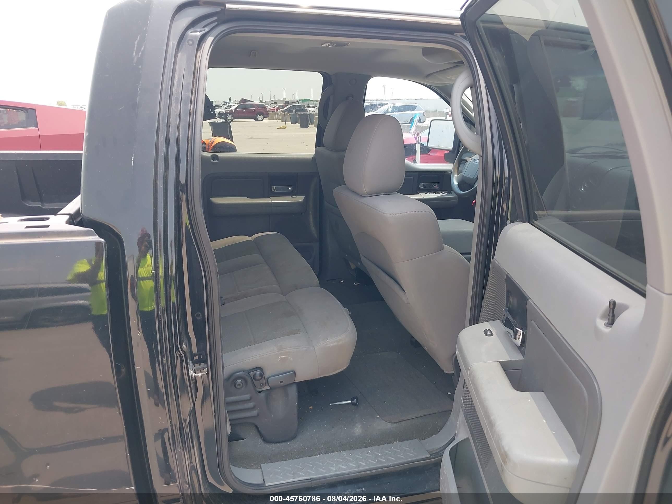 2006 Ford F-150 Xlt Black vin: 1FTRW12W06KD90947