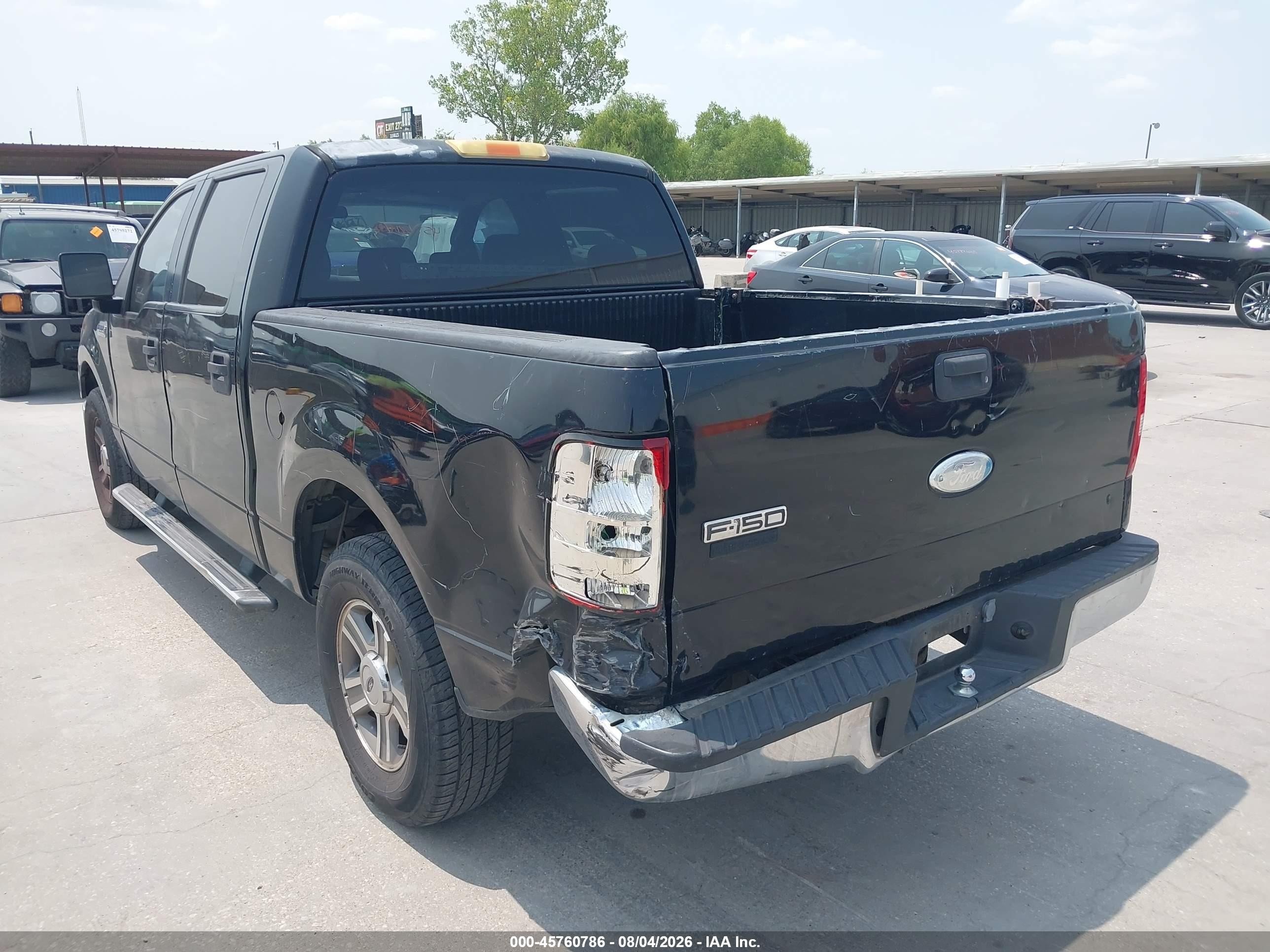 2006 Ford F-150 Xlt Black vin: 1FTRW12W06KD90947