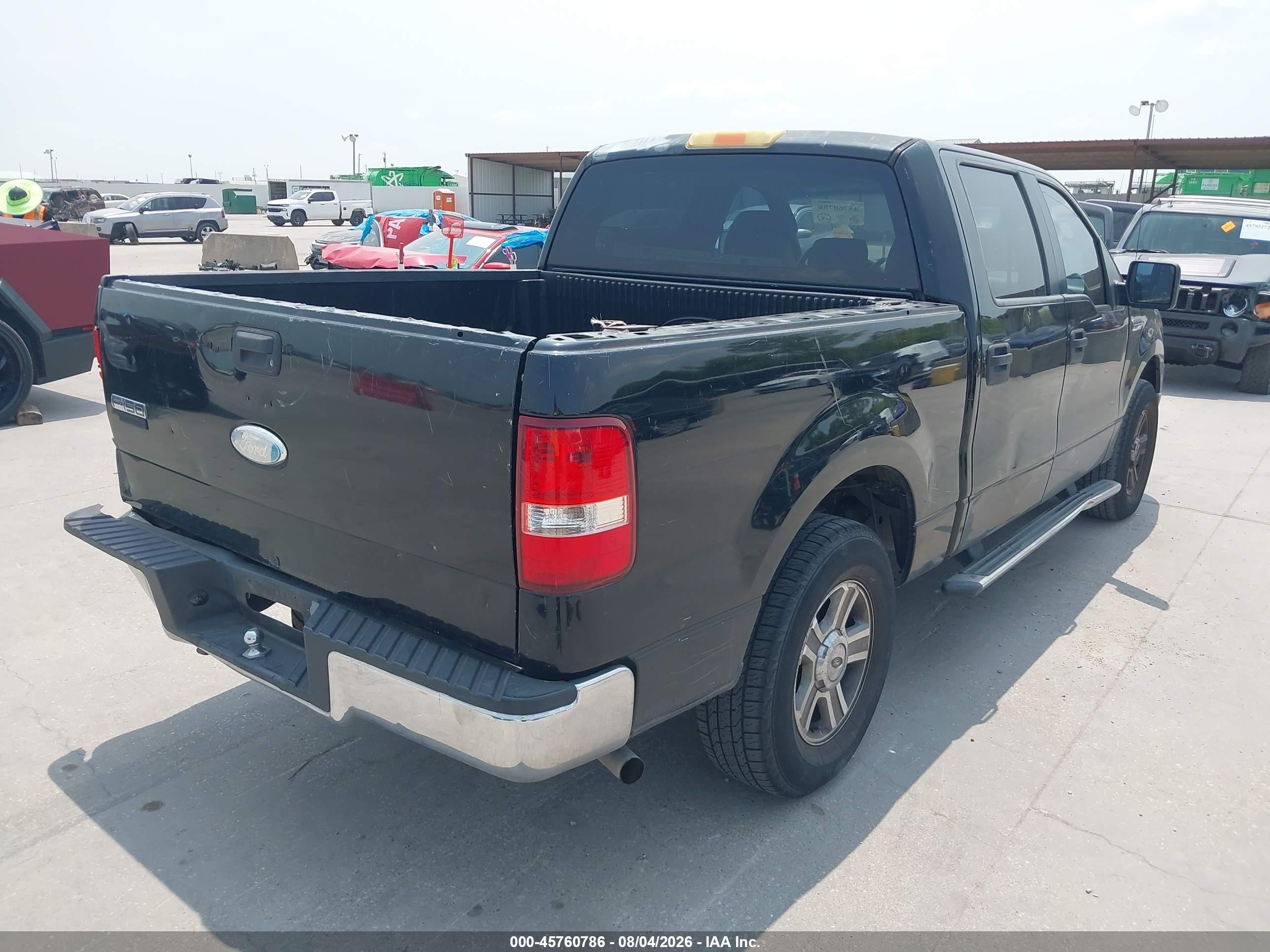 2006 Ford F-150 Xlt Black vin: 1FTRW12W06KD90947