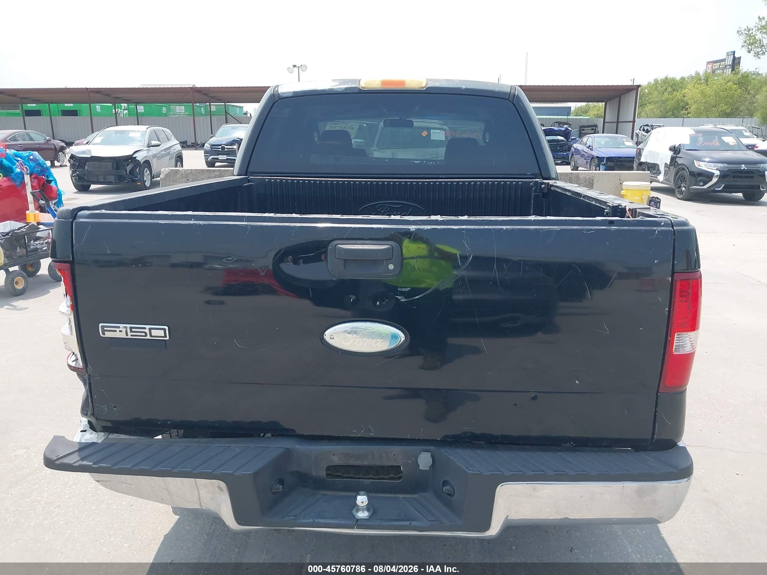 2006 Ford F-150 Xlt Black vin: 1FTRW12W06KD90947