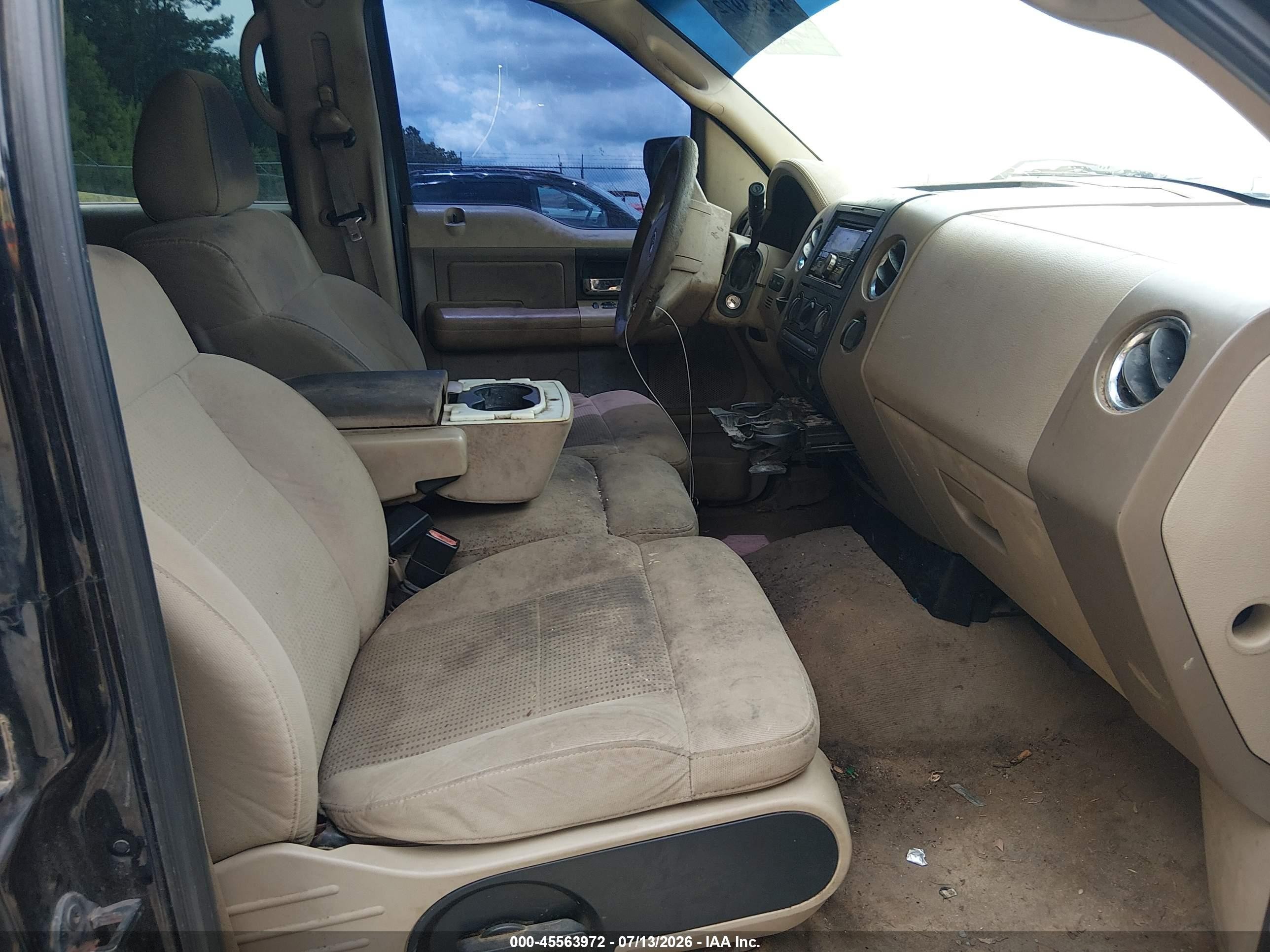 2007 Ford F-150 Xlt Black vin: 1FTRW12W07FA04604