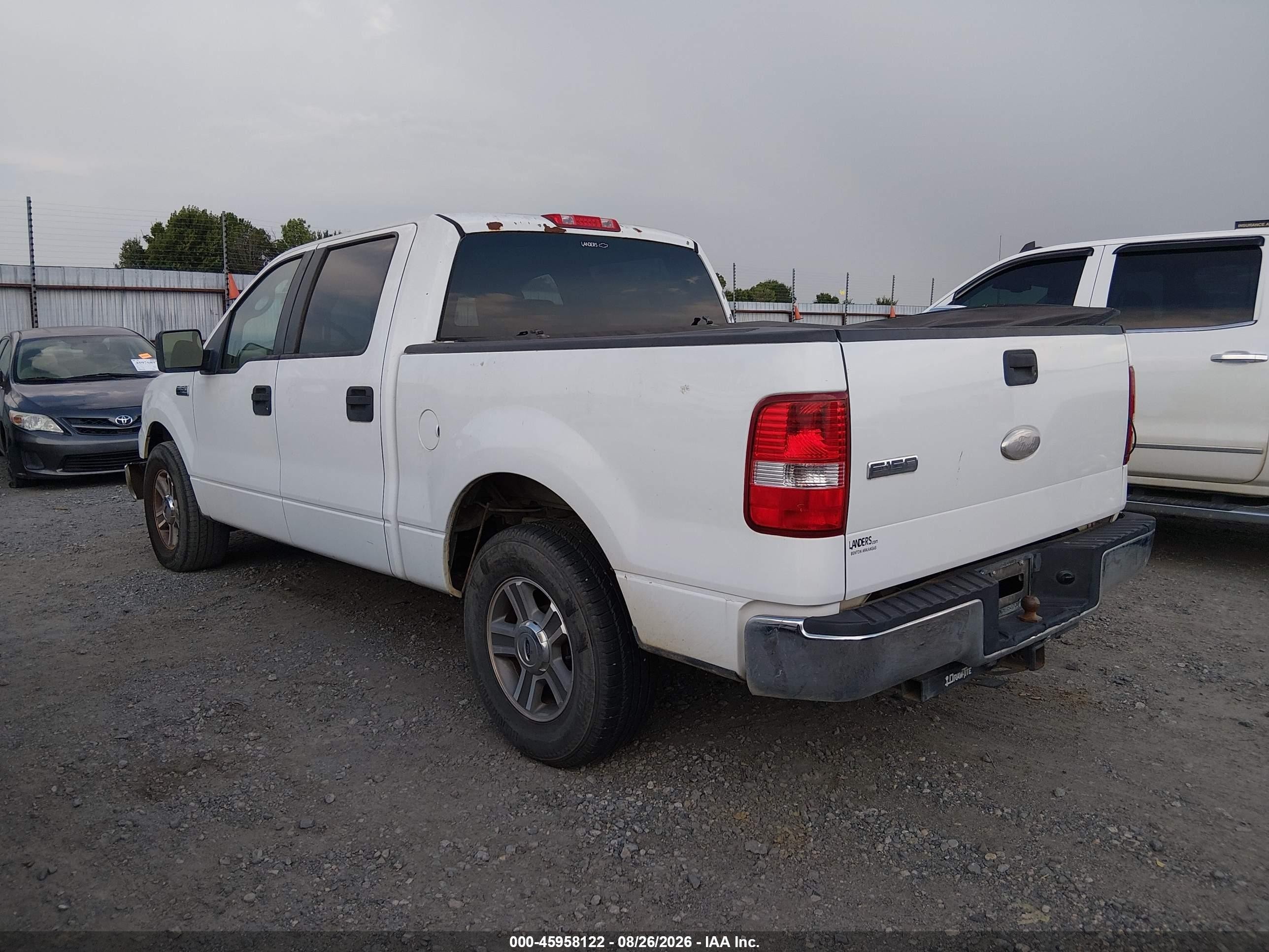 2007 Ford F-150 Xlt White vin: 1FTRW12W07FA09687