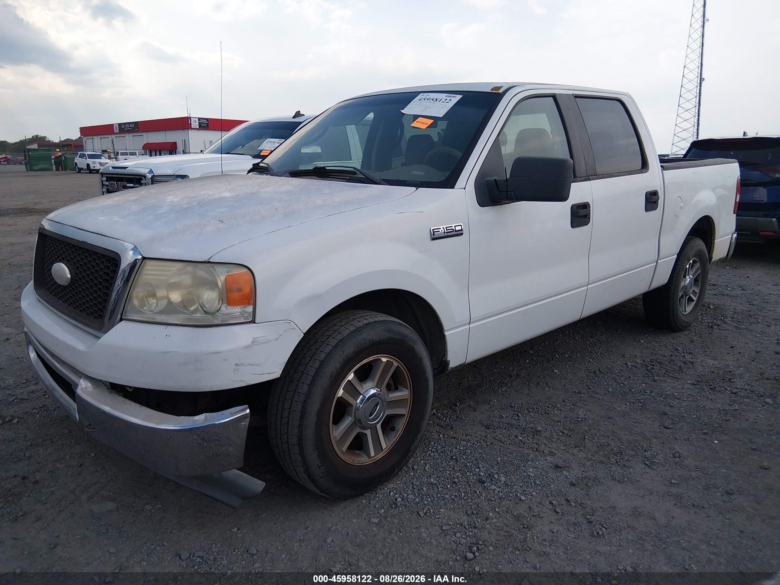 2007 Ford F-150 Xlt White vin: 1FTRW12W07FA09687
