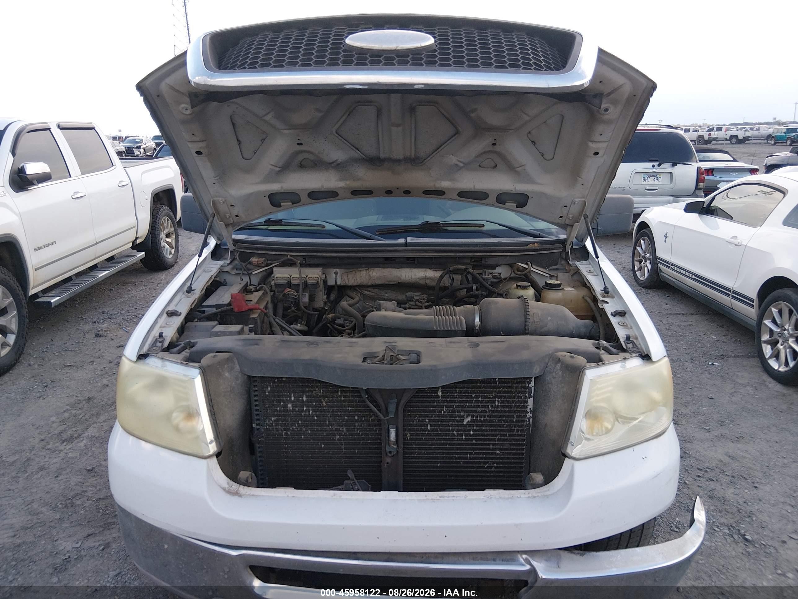 2007 Ford F-150 Xlt White vin: 1FTRW12W07FA09687