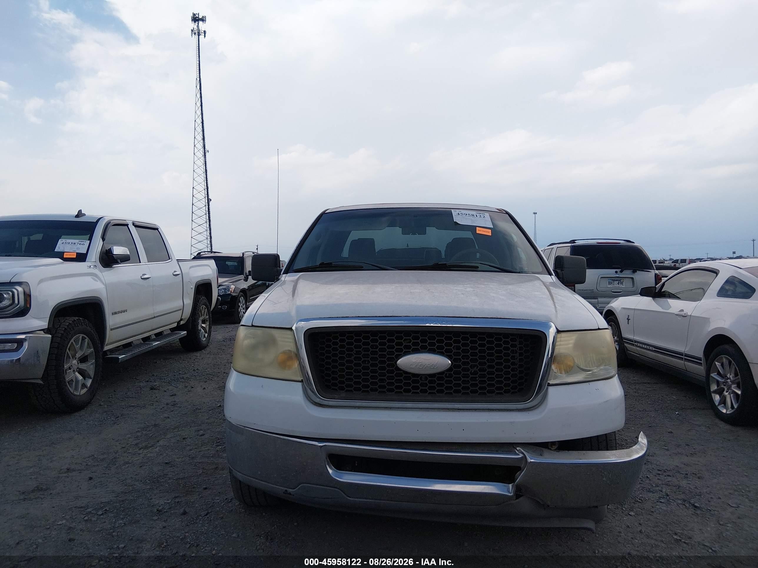 2007 Ford F-150 Xlt White vin: 1FTRW12W07FA09687