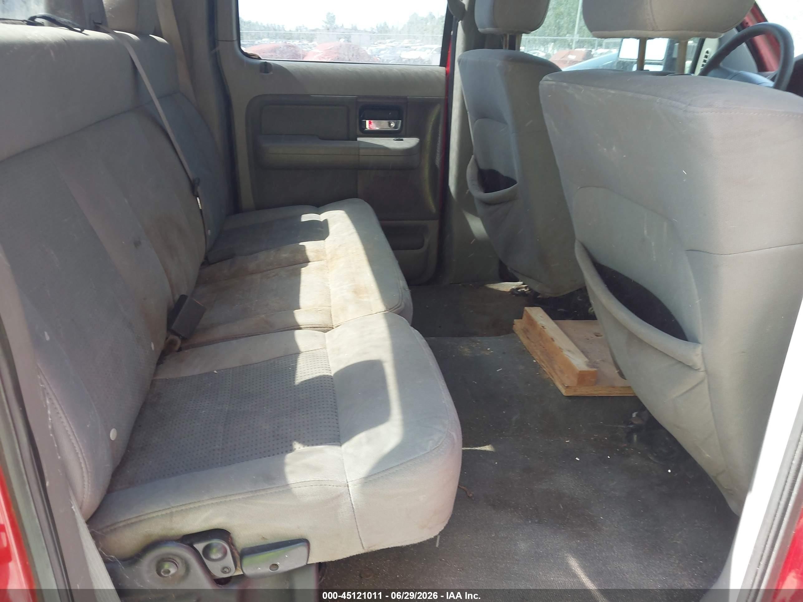 2007 Ford F-150 Xlt Red vin: 1FTRW12W07FA11276
