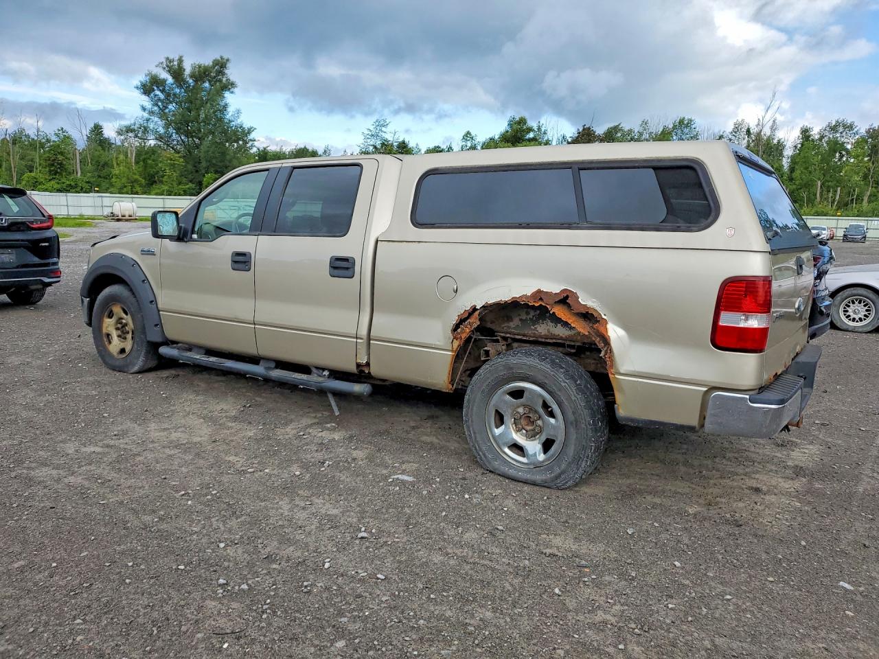 2007 Ford F150 Supercrew Tan vin: 1FTRW12W07FB87051