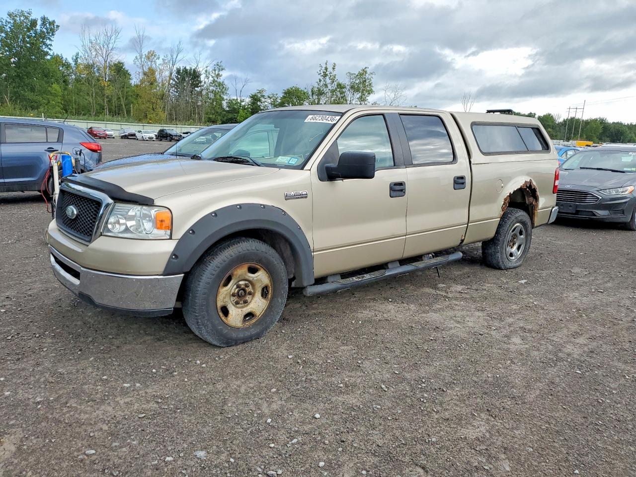 2007 Ford F150 Supercrew Tan vin: 1FTRW12W07FB87051